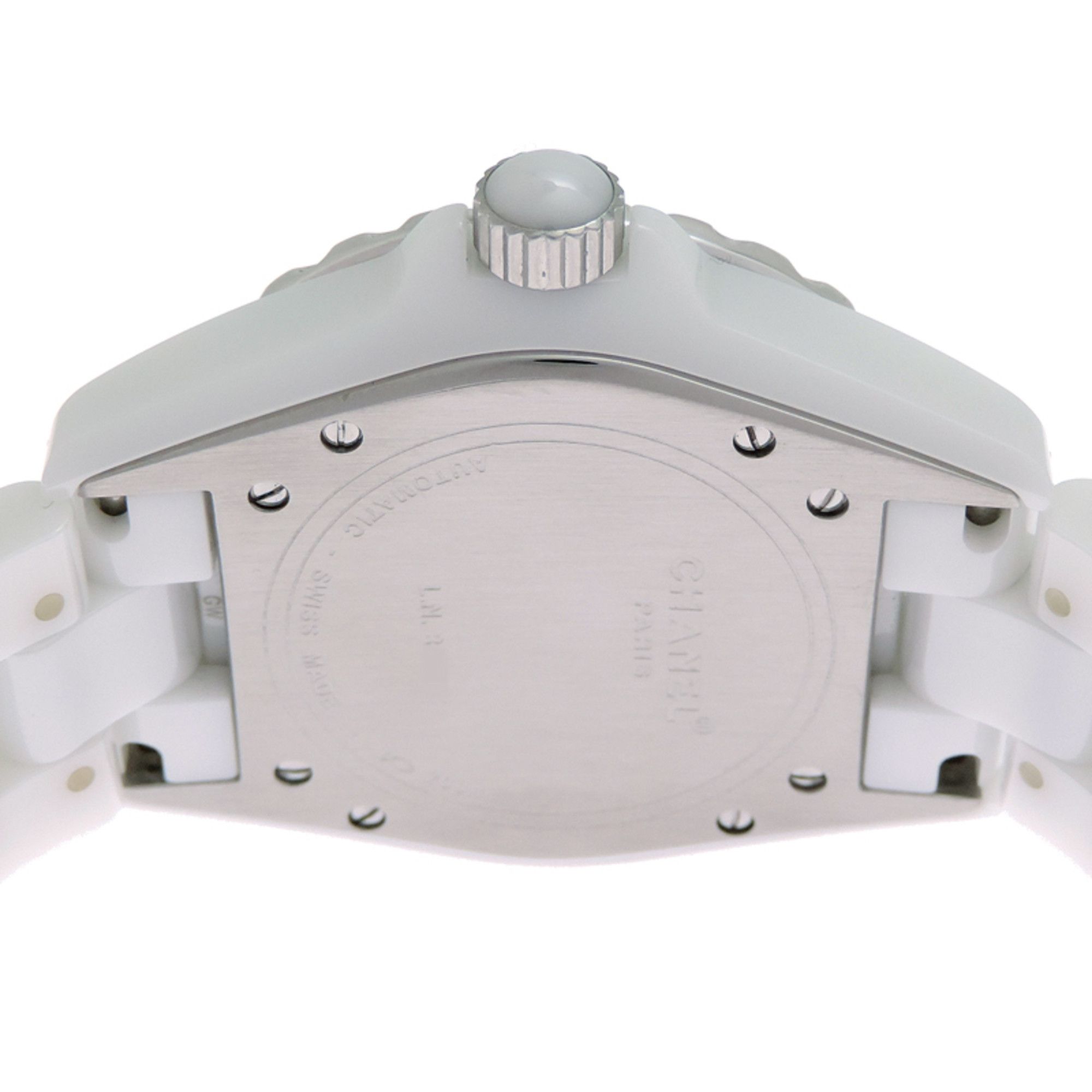 Chanel Chanel J12 38MM Bezel with Black Diamonds, Women's Watch H0970 Size ONE SIZE - 6 Thumbnail