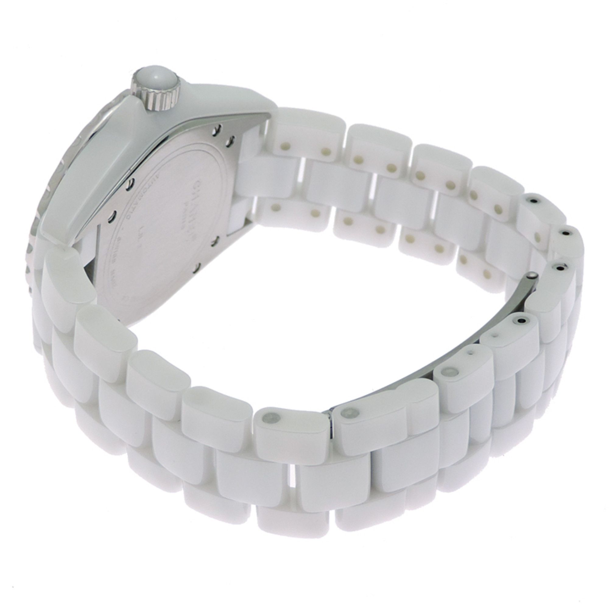Chanel Chanel J12 38MM Bezel with Black Diamonds, Women's Watch H0970 Size ONE SIZE - 4 Thumbnail