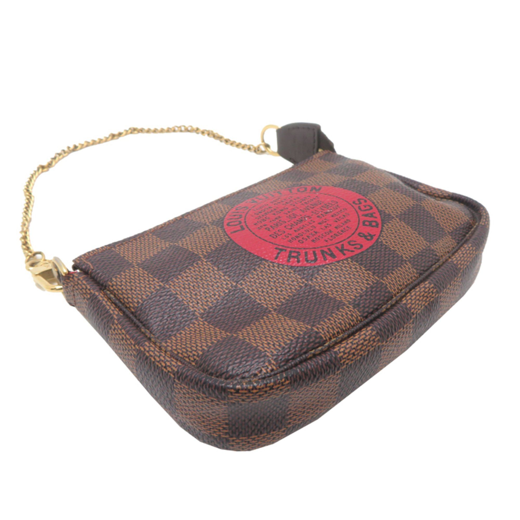 Louis Vuitton Louis Vuitton T&B Mini Pochette Accessoires Women's Pouch N58011 (Discontinued) Damier Brown Size ONE SIZE - 3 Thumbnail