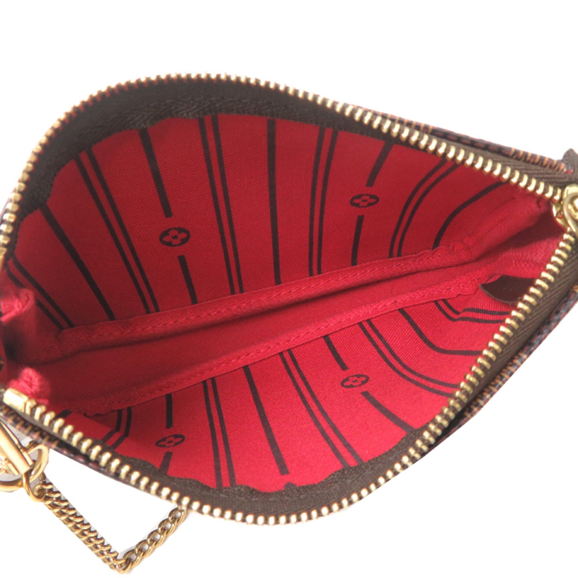 Louis Vuitton Louis Vuitton T&B Mini Pochette Accessoires Women's Pouch N58011 (Discontinued) Damier Brown Size ONE SIZE - 6 Thumbnail