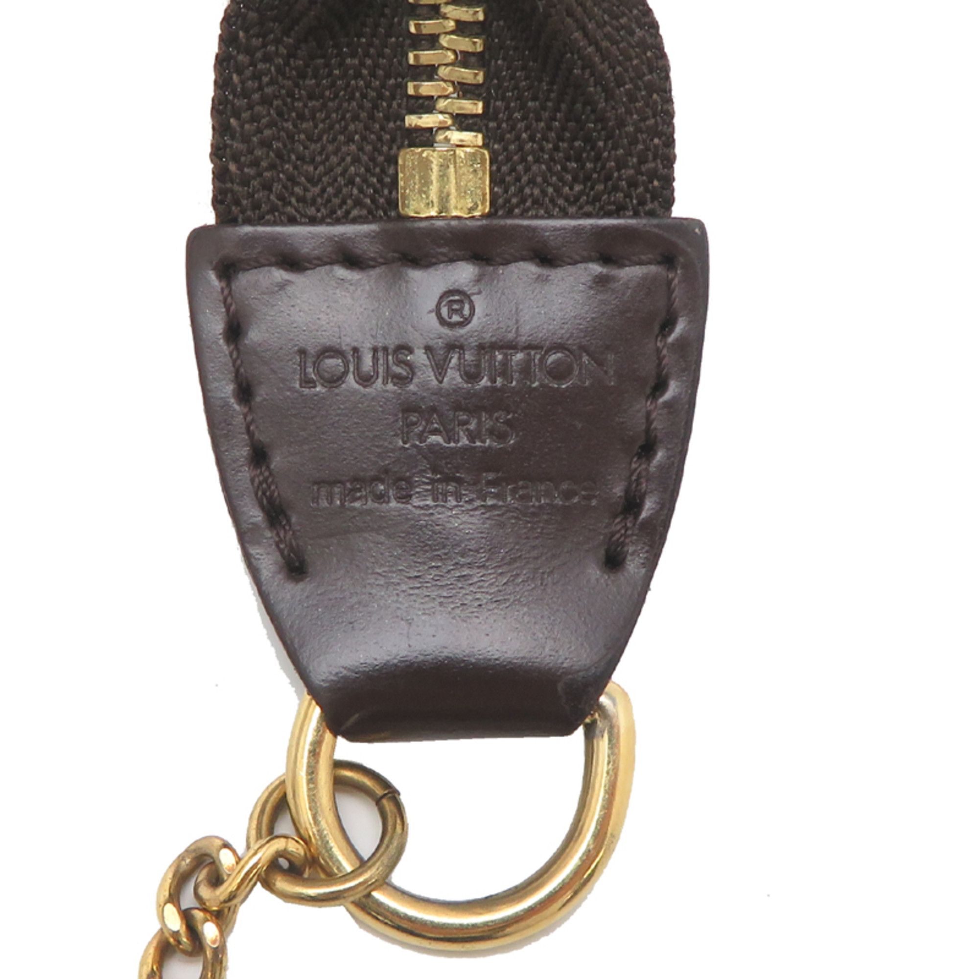 Louis Vuitton Louis Vuitton T&B Mini Pochette Accessoires Women's Pouch N58011 (Discontinued) Damier Brown Size ONE SIZE - 7 Thumbnail