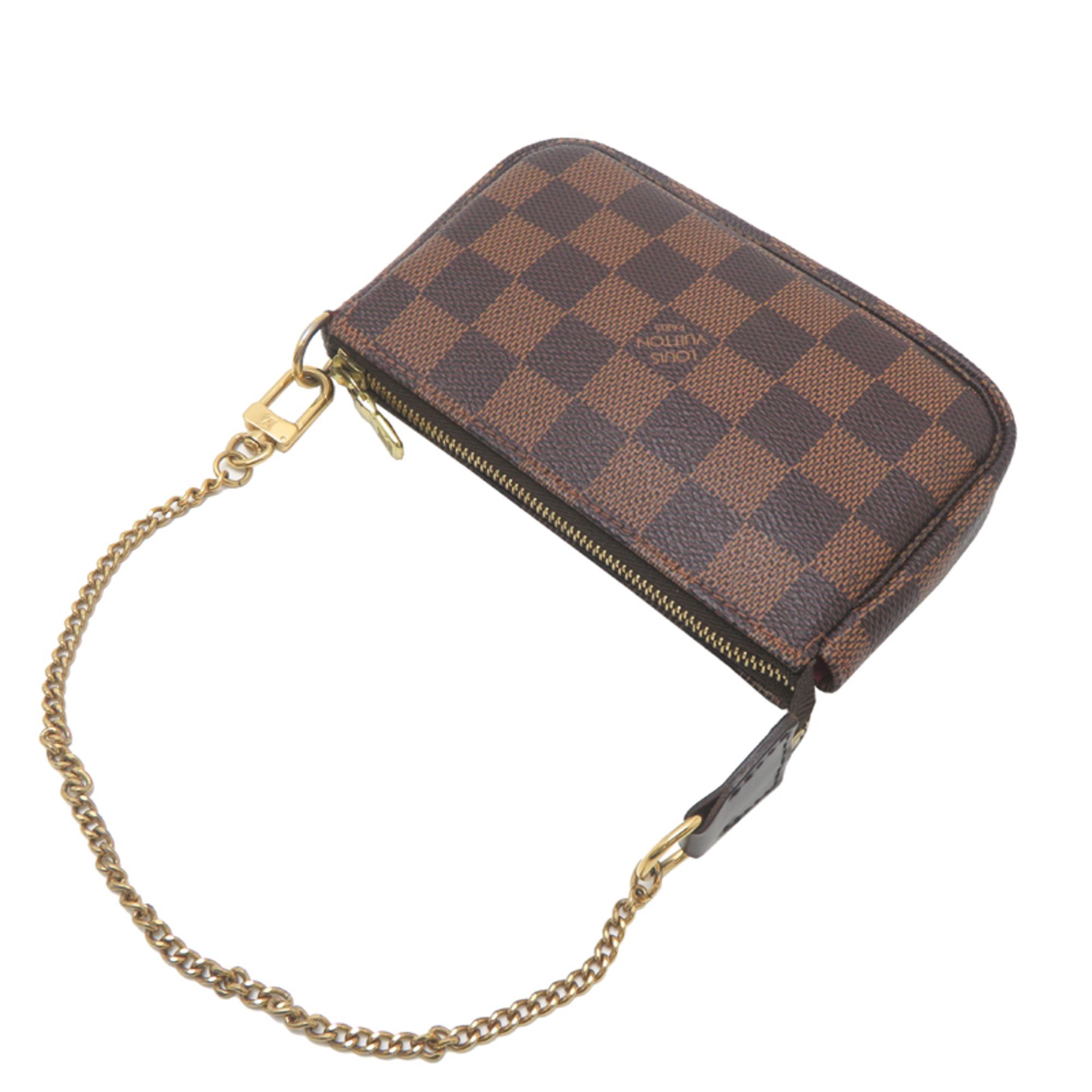 Louis Vuitton Louis Vuitton T&B Mini Pochette Accessoires Women's Pouch N58011 (Discontinued) Damier Brown Size ONE SIZE - 4 Thumbnail