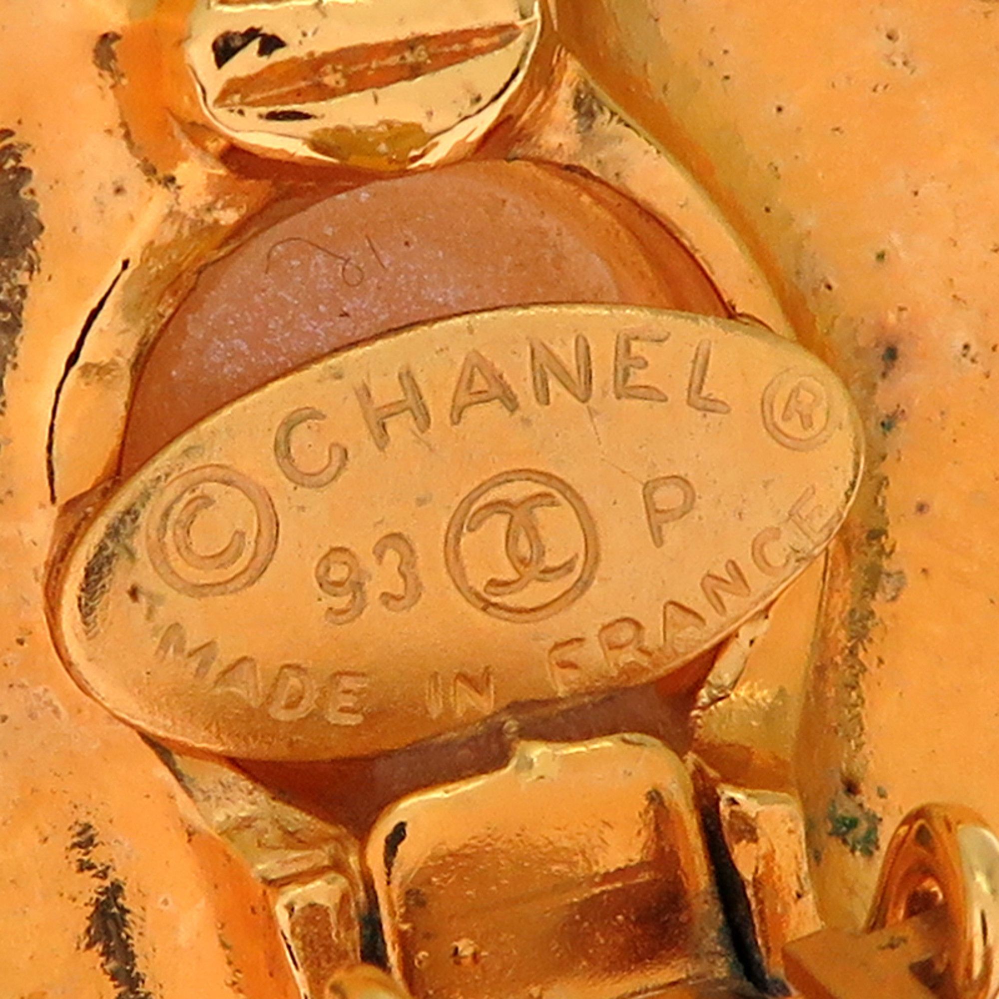 Chanel Chanel Coco Mark Pearl Women's Earrings GP Size ONE SIZE - 7 Thumbnail