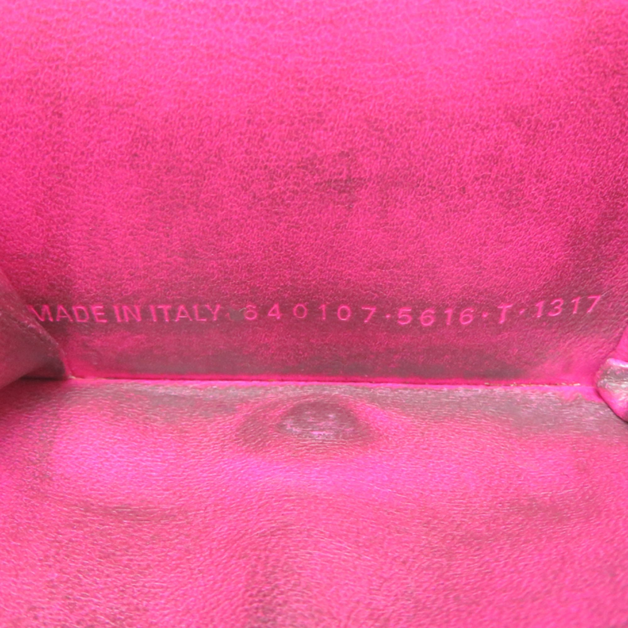 Balenciaga Balenciaga Neo Classic Mini Wallet, Women's Tri-fold 640107, Leather, Pink Size ONE SIZE - 8 Thumbnail