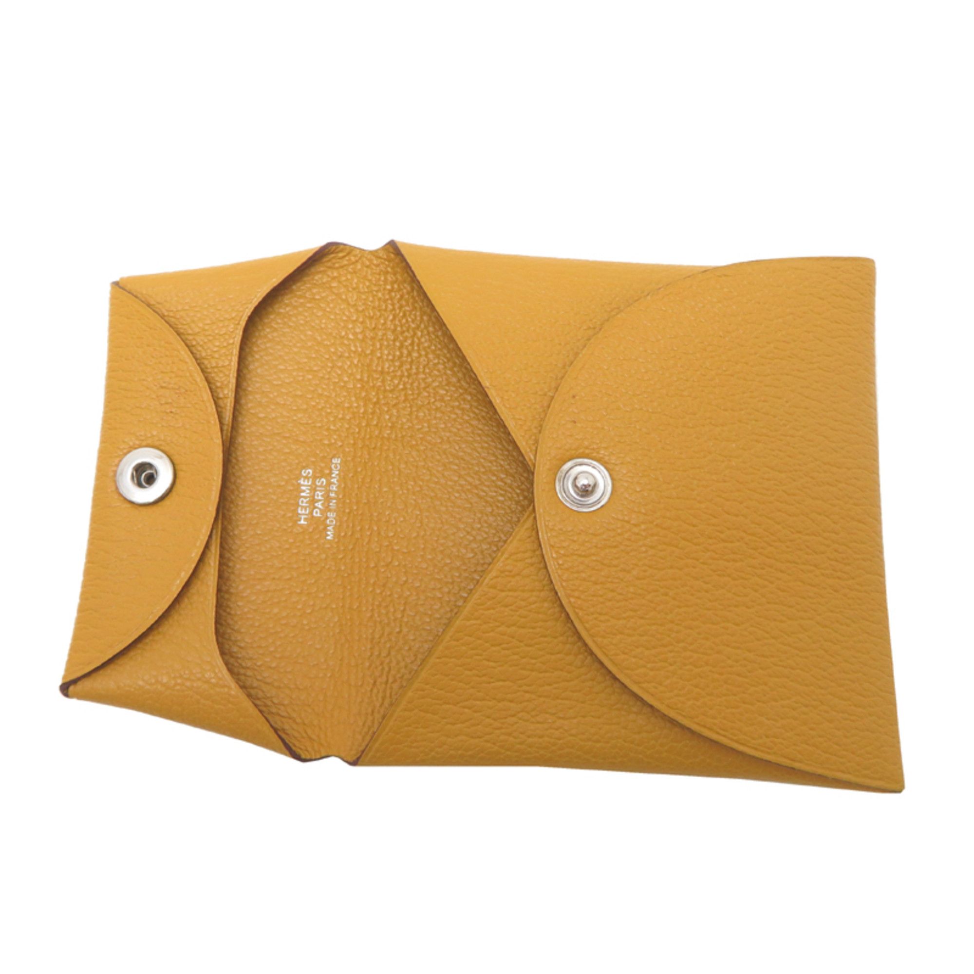Hermes Hermes Hermès Bastia C Stamp, 2018, Women's and Men's Coin Case, Chevre Natural Sable Size ONE SIZE - 5 Thumbnail