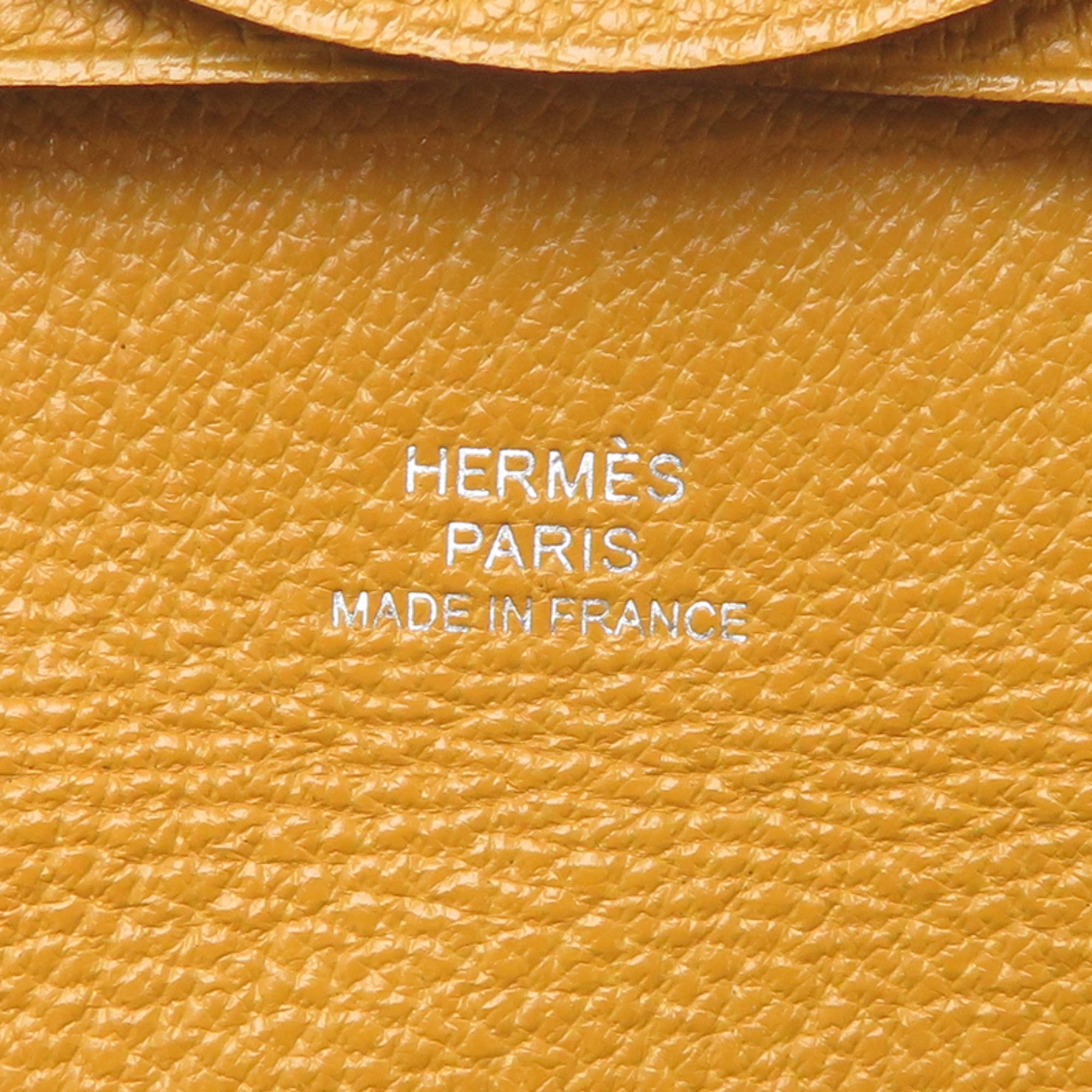 Hermes Hermes Hermès Bastia C Stamp, 2018, Women's and Men's Coin Case, Chevre Natural Sable Size ONE SIZE - 7 Thumbnail