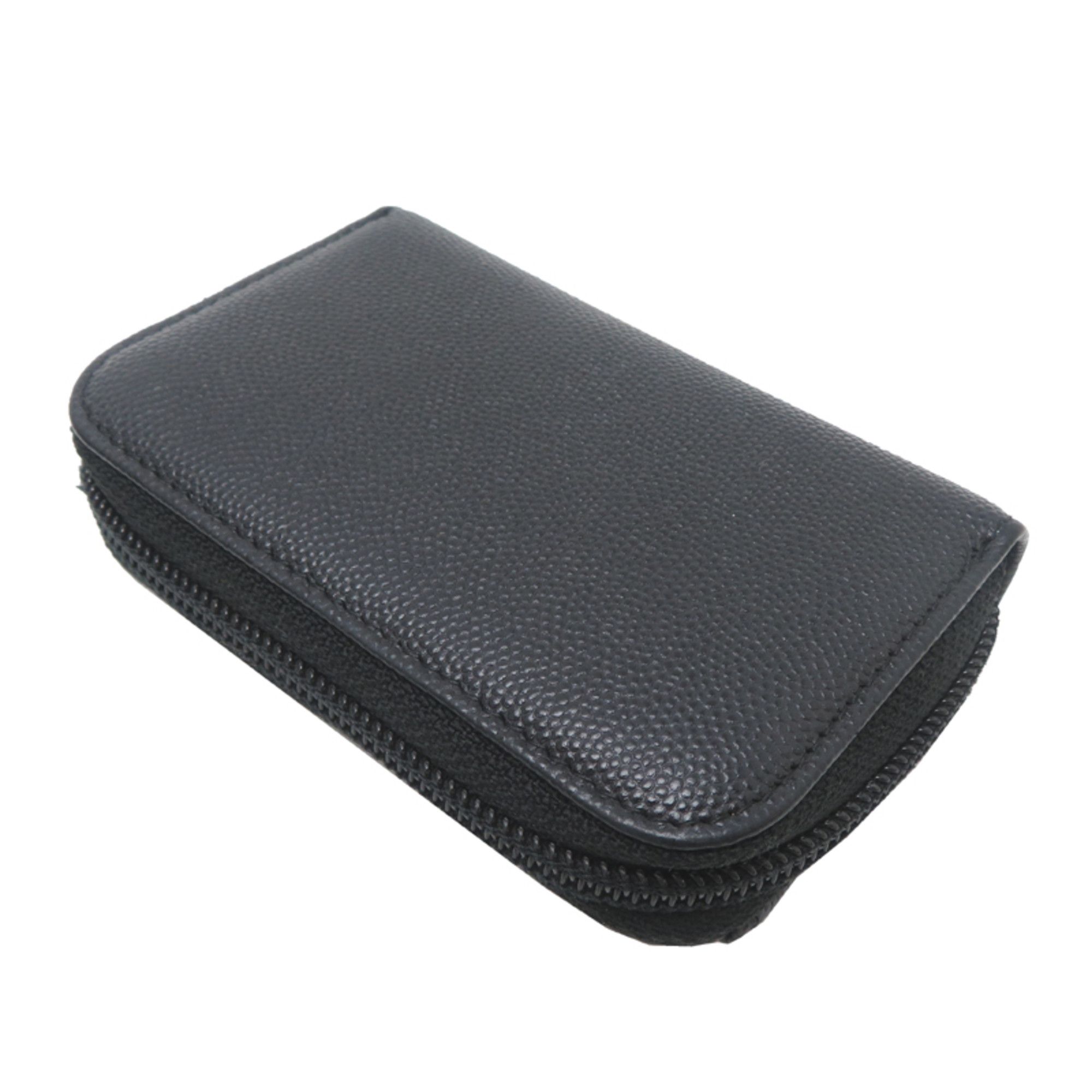 Chanel Chanel Timeless Women's Card Case A82634 Caviar Leather Black Size ONE SIZE - 4 Thumbnail
