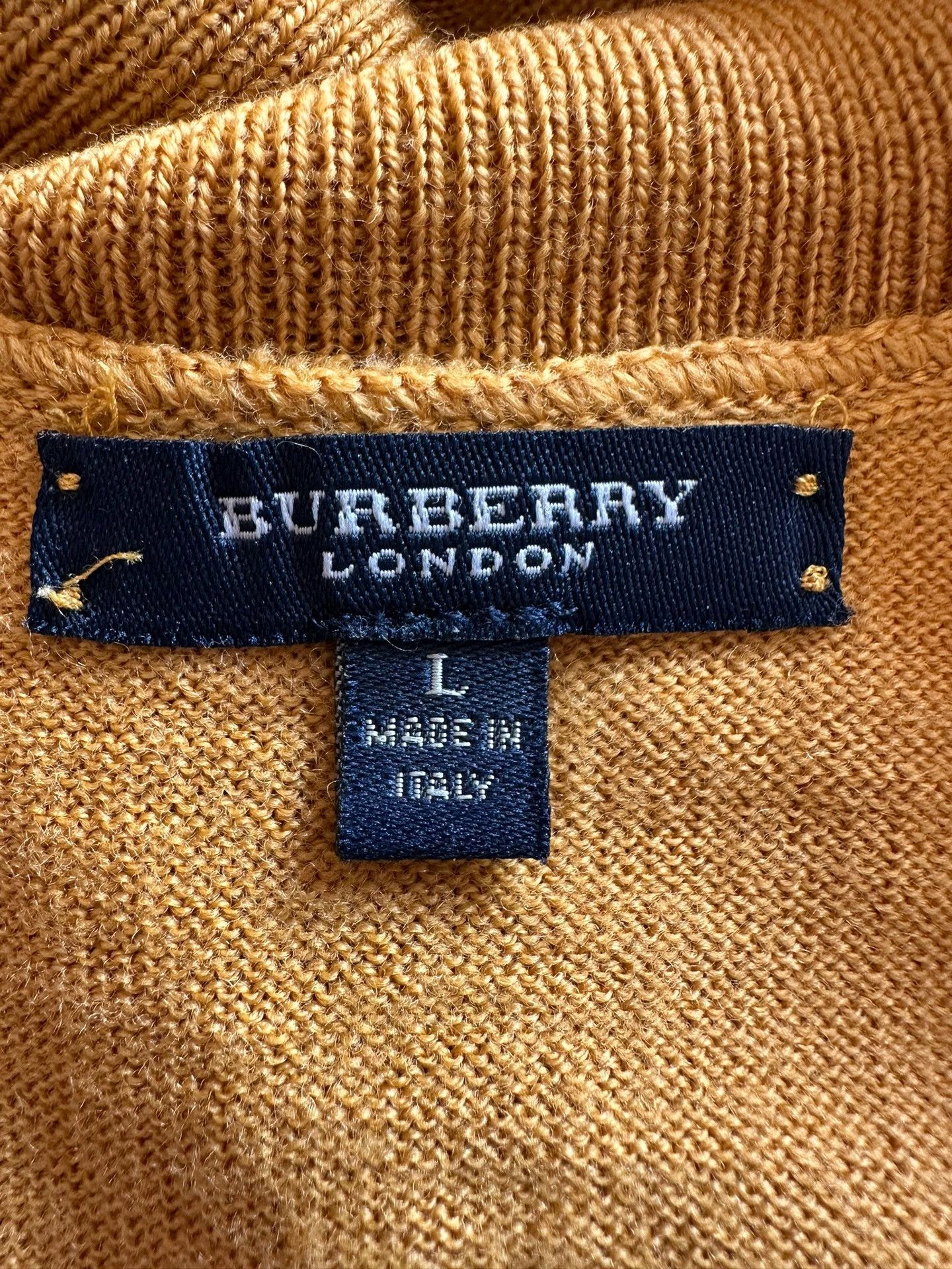 Burberry Burberry Yellow Turtleneck Knit Vest - dmc Size US L / EU 52-54 / 3 - 5 Thumbnail