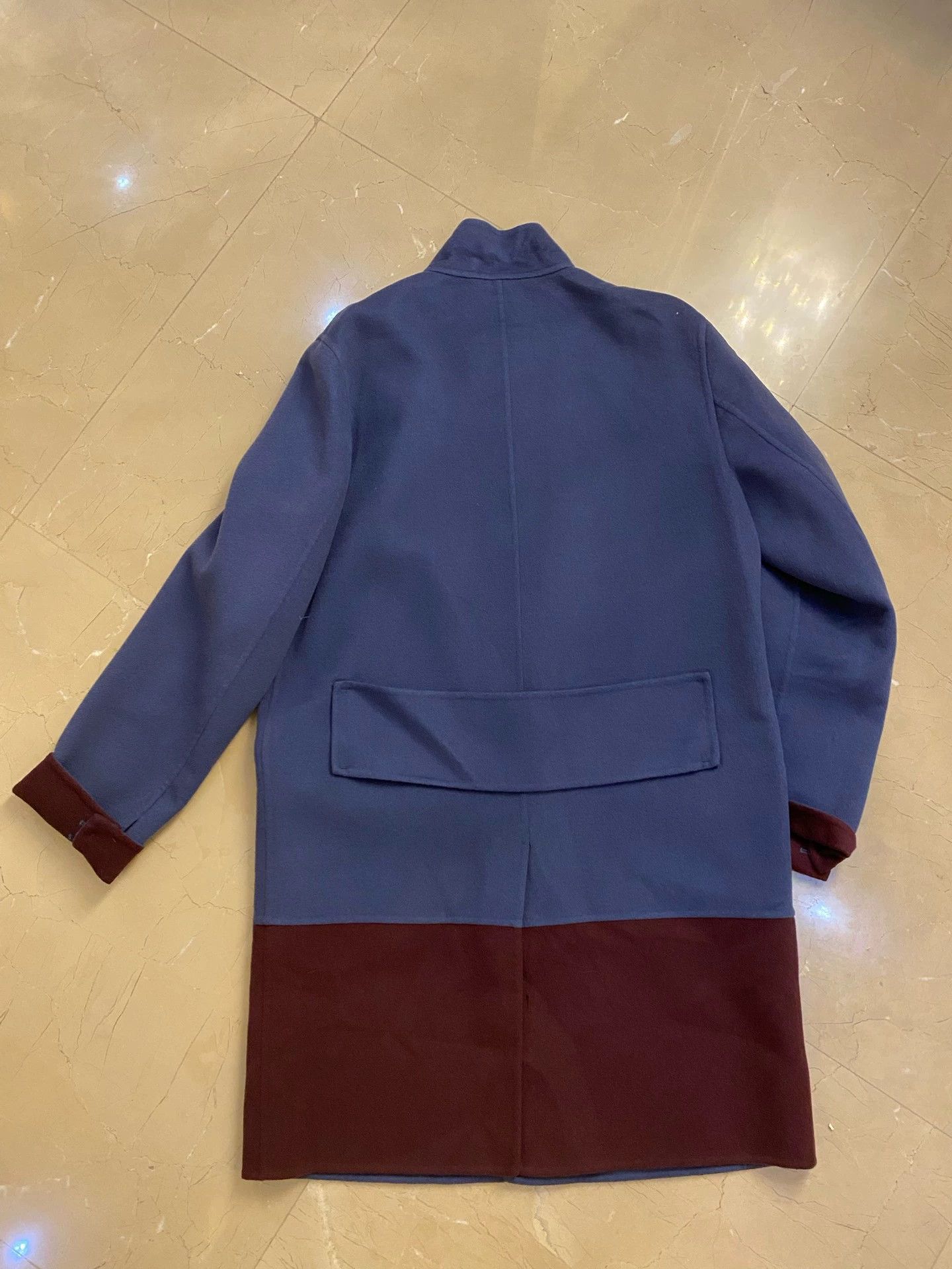 Valentino Valentino Men's Blue Red Trench Coat - dmc Size US M / EU 48-50 / 2 - 2 Thumbnail