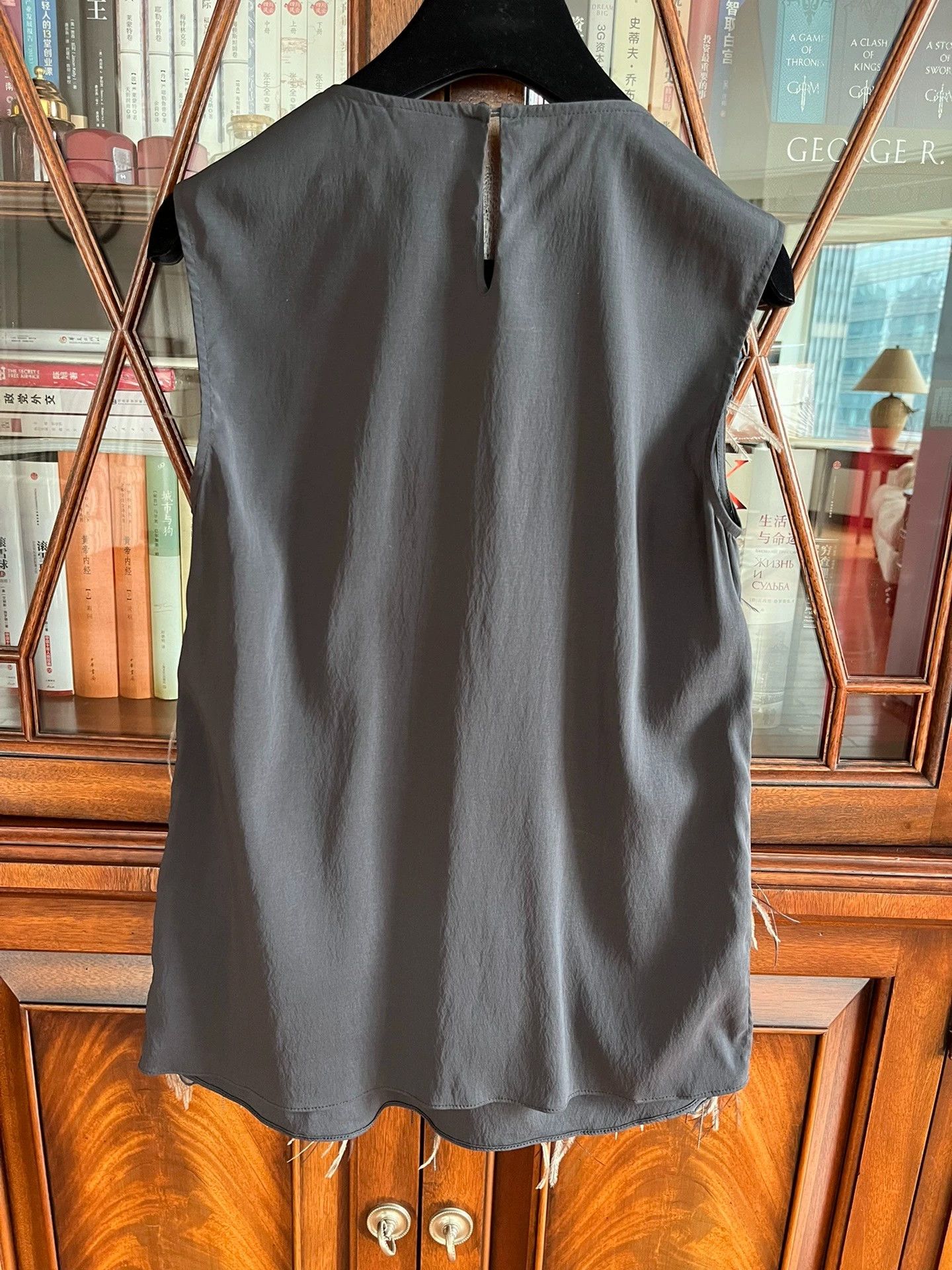 Brunello Cucinelli Brunello Cucinelli Ostrich Feather Sleeveless Top - dmc Size US XS / EU 42 / 0 - 2 Thumbnail