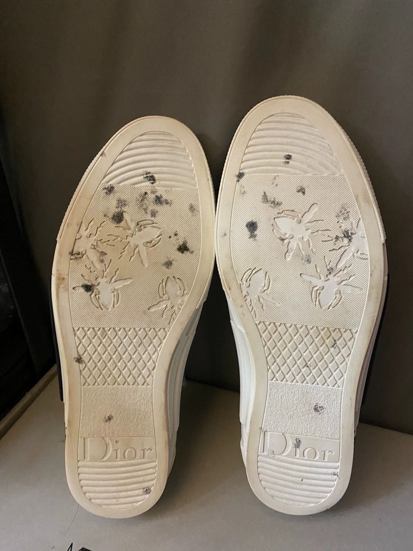 Dior Dior B24 Low-Top Men's White Sneakers - dmc Size US 10 / EU 43 - 4 Thumbnail