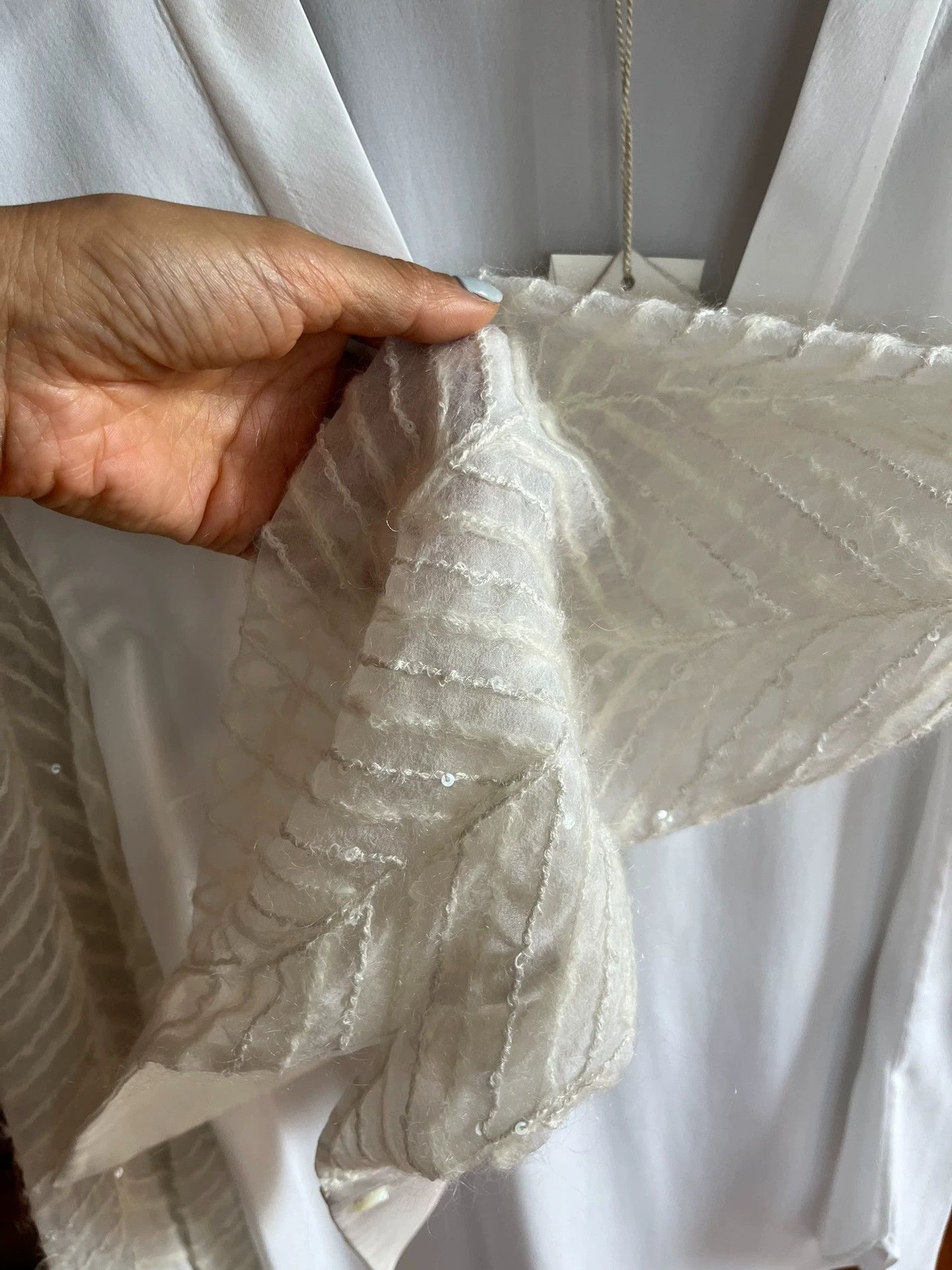 Brunello Cucinelli Brunello Cucinelli White Embroidered Shirt - dmc Size US XS / EU 42 / 0 - 5 Thumbnail