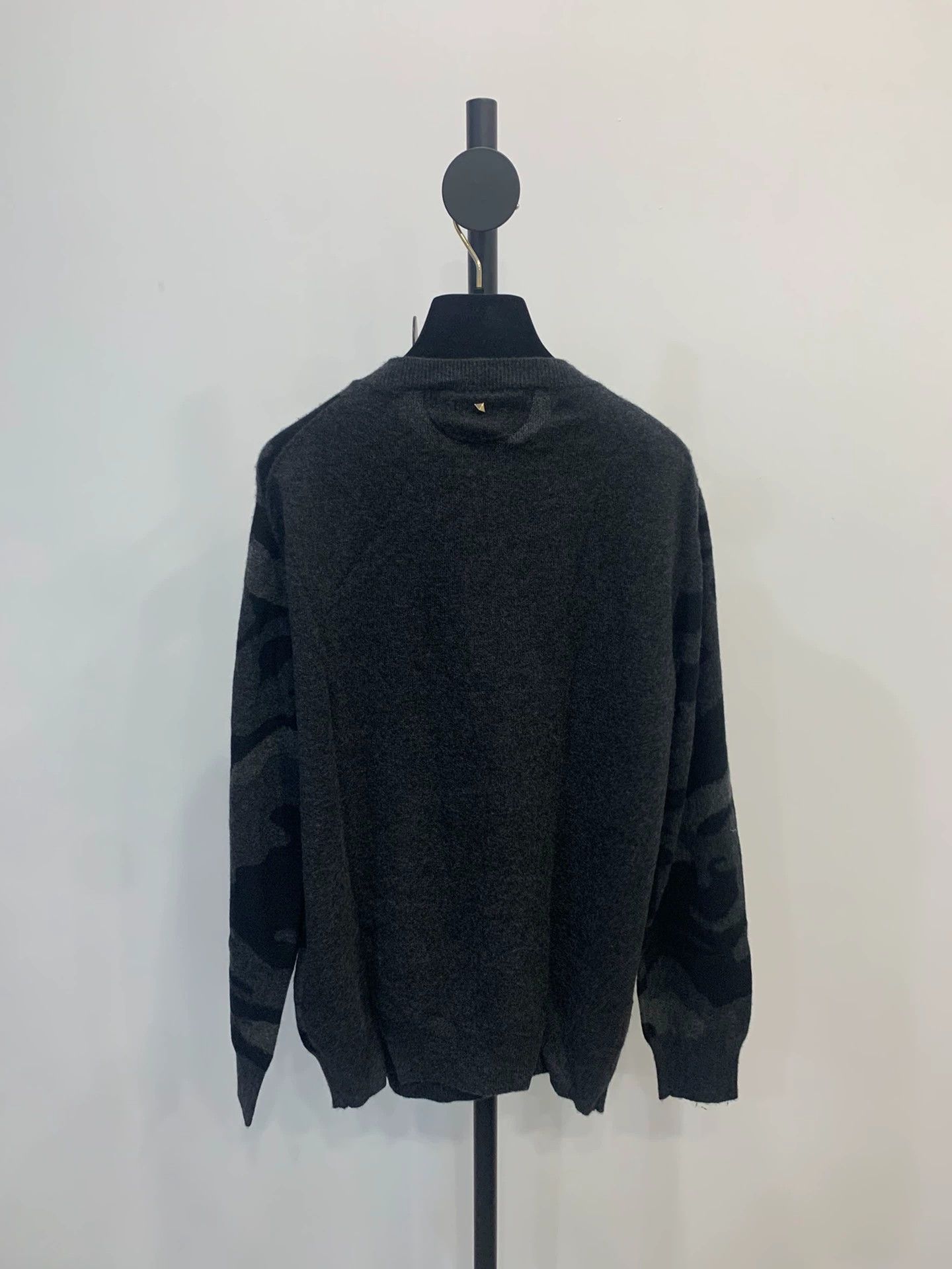 Valentino VALENTINO Camouflage Round Neck Sweater - dmc Size US S / EU 44-46 / 1 - 5 Thumbnail