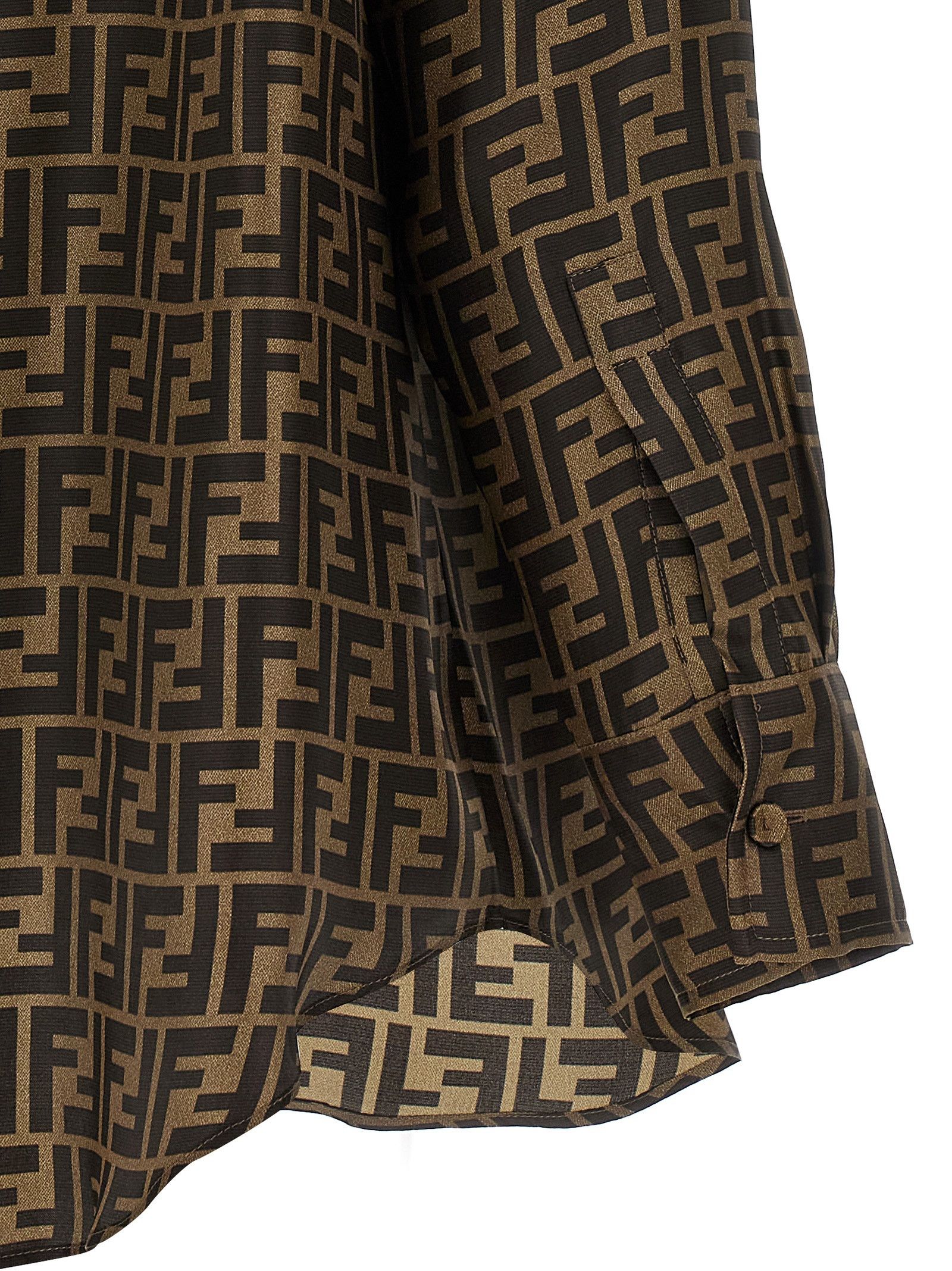 Fendi Ff Monogram Shirt Size XS / US 0-2 / IT 36-38 - 4 Thumbnail