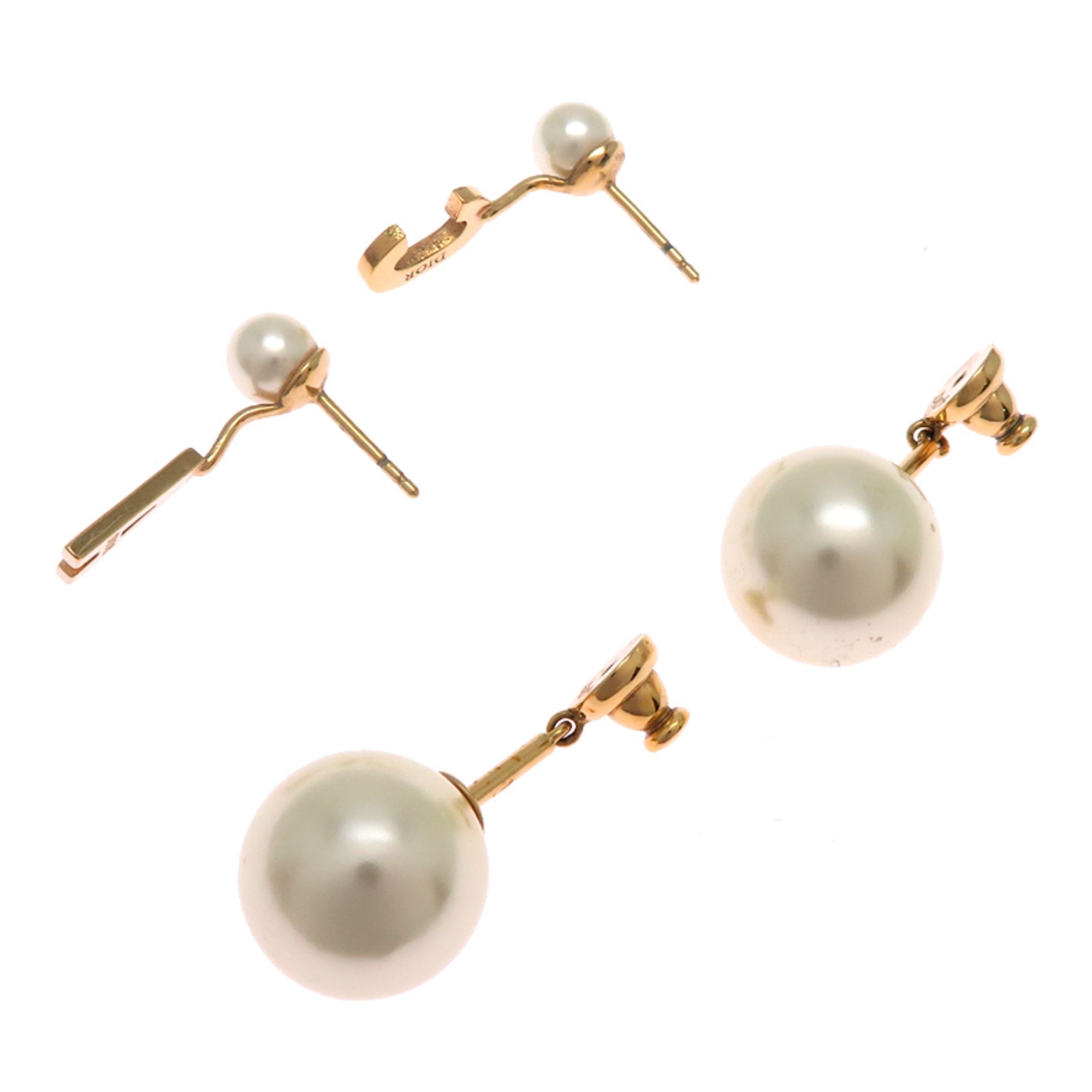 Dior Christian Dior Dior Tribal Initial Women's Earrings GP Size ONE SIZE - 3 Thumbnail