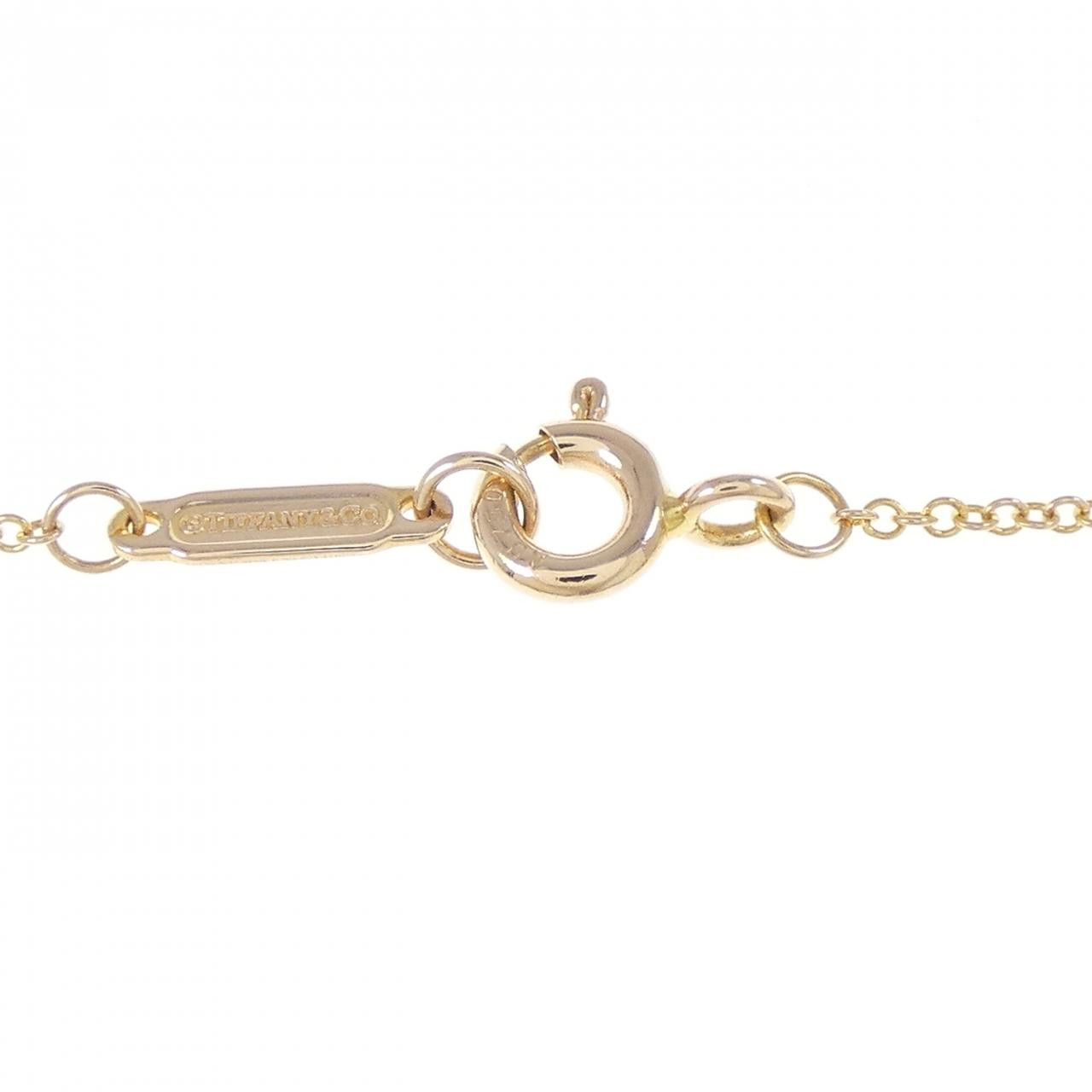 Tiffany & Co. Tiffany & Co. Tiffany Soleste Au750 Pink Gold Diamond Necklace Crocodile skin Necklace DUTY FREE for USA Size ONE SIZE - 5 Thumbnail