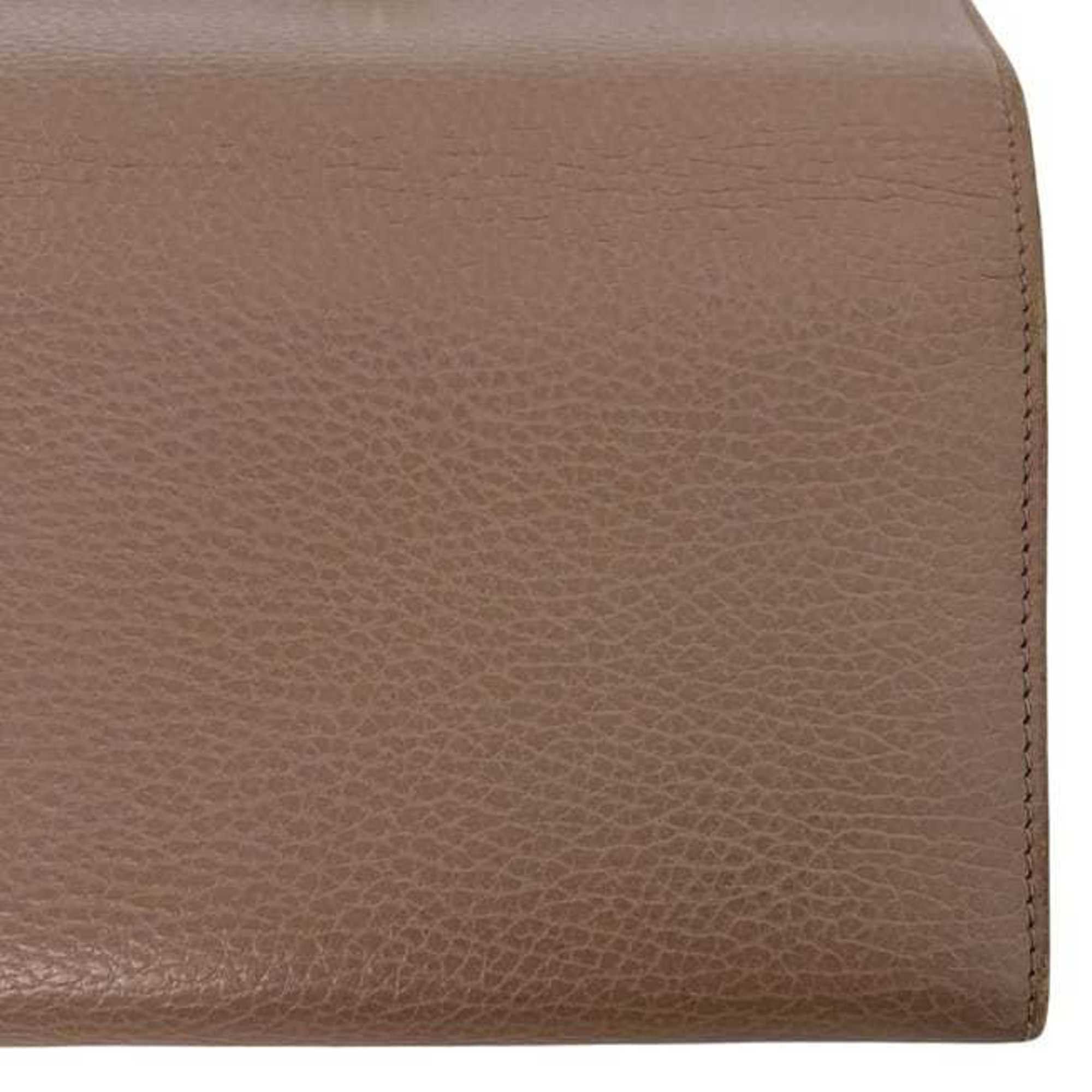 Gucci Gucci GG Bifold Long Wallet ec-24304 Pink Beige Marmont 456116 Leather 520981 GUCCI Men's and Women's Size ONE SIZE - 11 Thumbnail