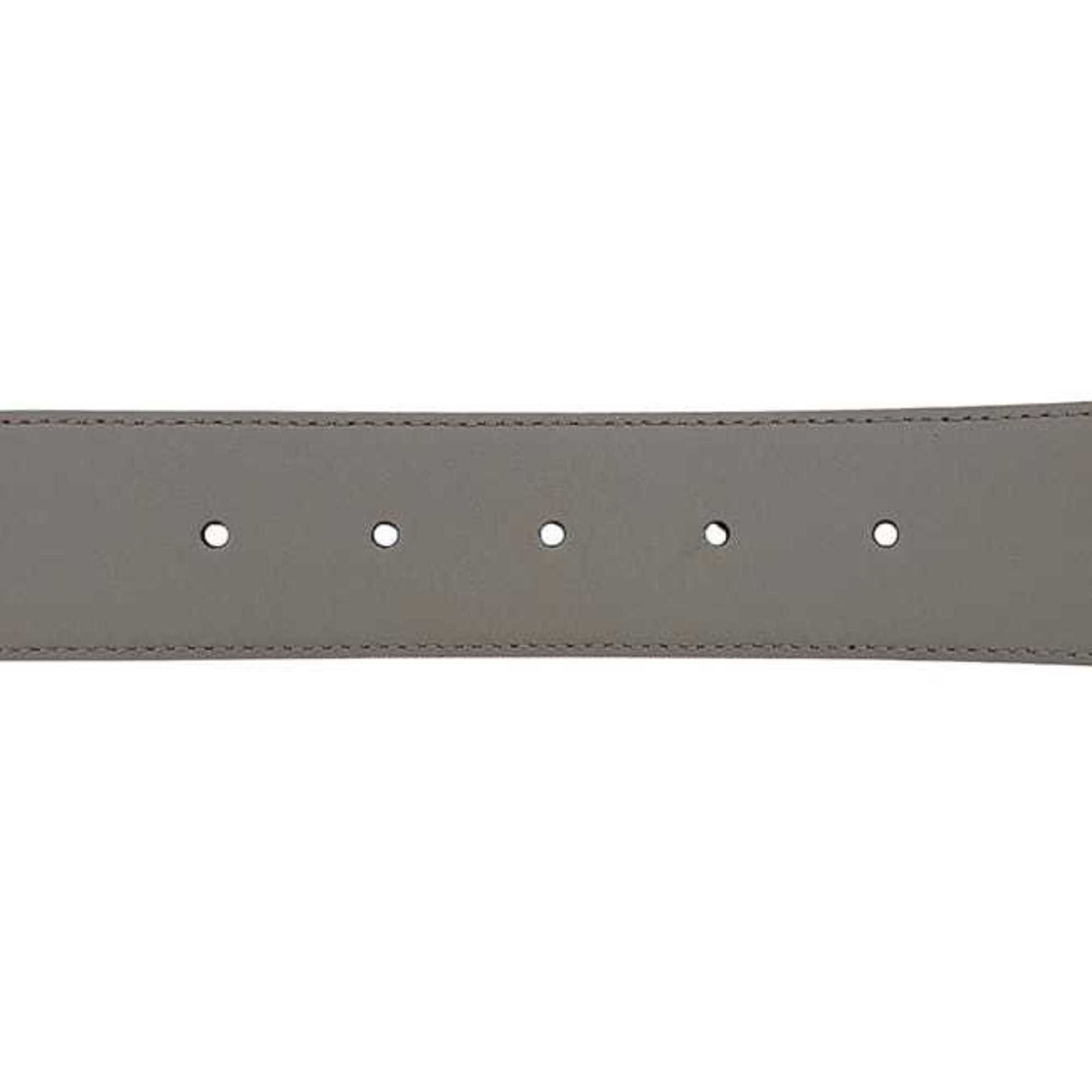Gucci Gucci Belt ec-24406 Gray Interlocking 546386 AP00G 85 34 480199 Waist 90cm Leather GUCCI GG Buckle Men's Women's Size ONE SIZE - 7 Thumbnail