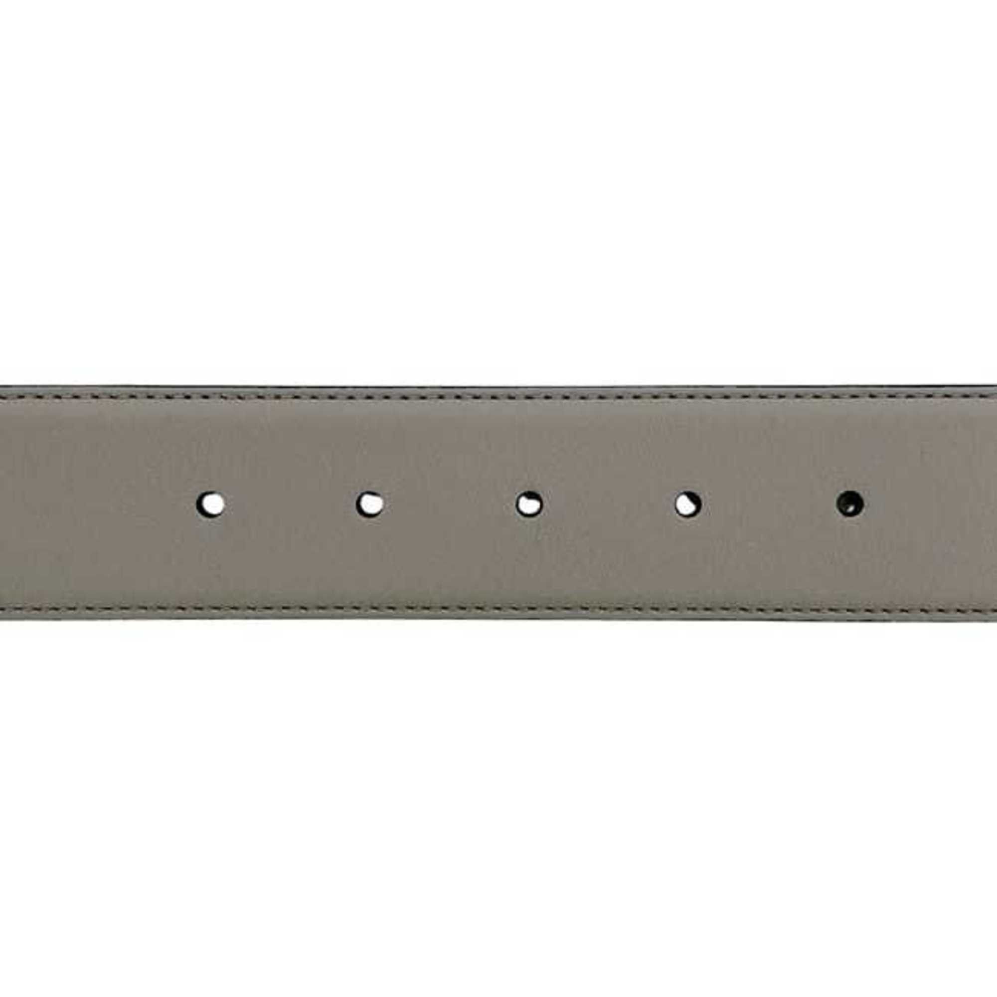 Gucci Gucci Belt ec-24406 Gray Interlocking 546386 AP00G 85 34 480199 Waist 90cm Leather GUCCI GG Buckle Men's Women's Size ONE SIZE - 6 Thumbnail