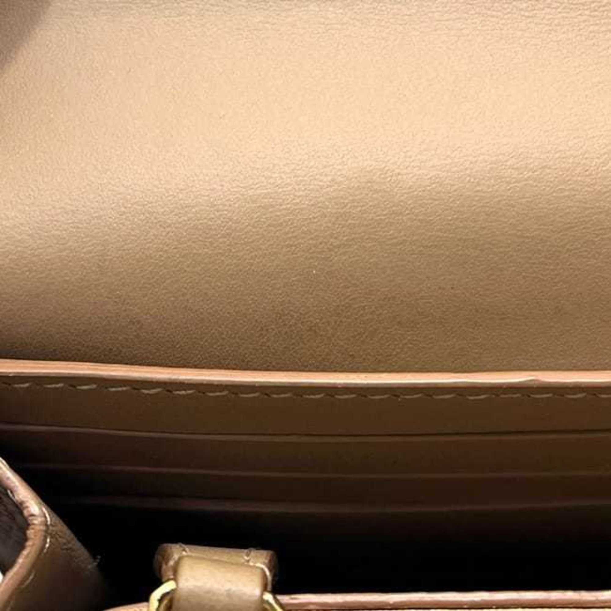 Burberry Burberry bifold long wallet f-24432 beige brown TB 8059622 1 leather BURBERRY two-tone men's women's Size ONE SIZE - 5 Thumbnail