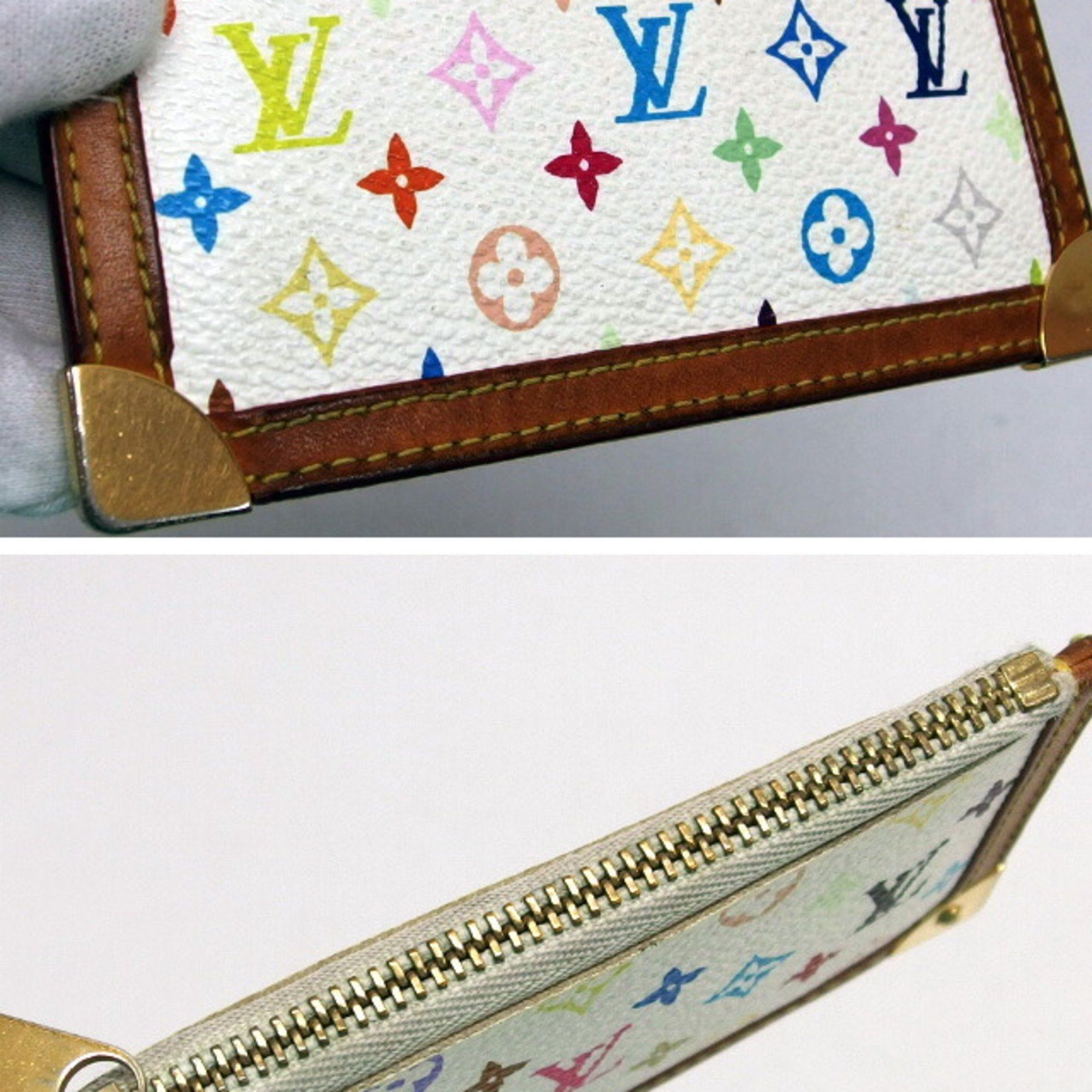 Louis Vuitton Louis Vuitton Monogram Multicolore Pochette Cles Coin Case Size ONE SIZE - 6 Thumbnail