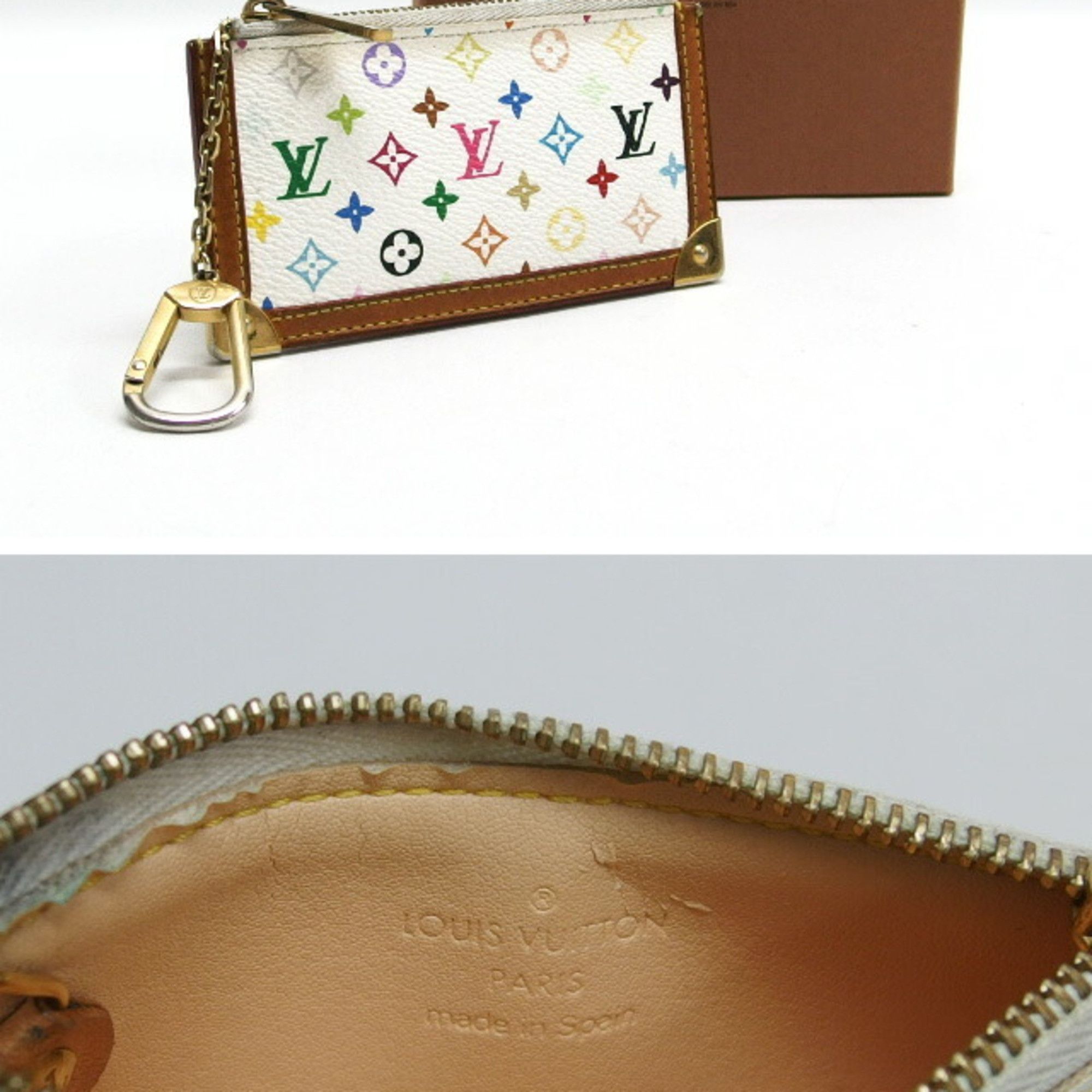 Louis Vuitton Louis Vuitton Monogram Multicolore Pochette Cles Coin Case Size ONE SIZE - 4 Thumbnail