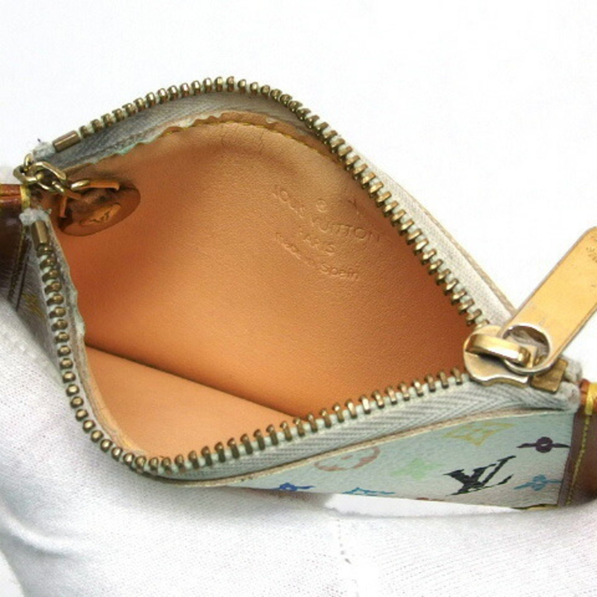 Louis Vuitton Louis Vuitton Monogram Multicolore Pochette Cles Coin Case Size ONE SIZE - 5 Thumbnail