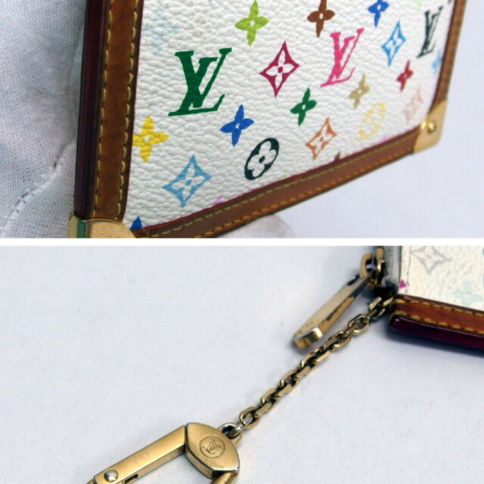 Louis Vuitton Louis Vuitton Monogram Multicolore Pochette Cles Coin Case Size ONE SIZE - 7 Thumbnail