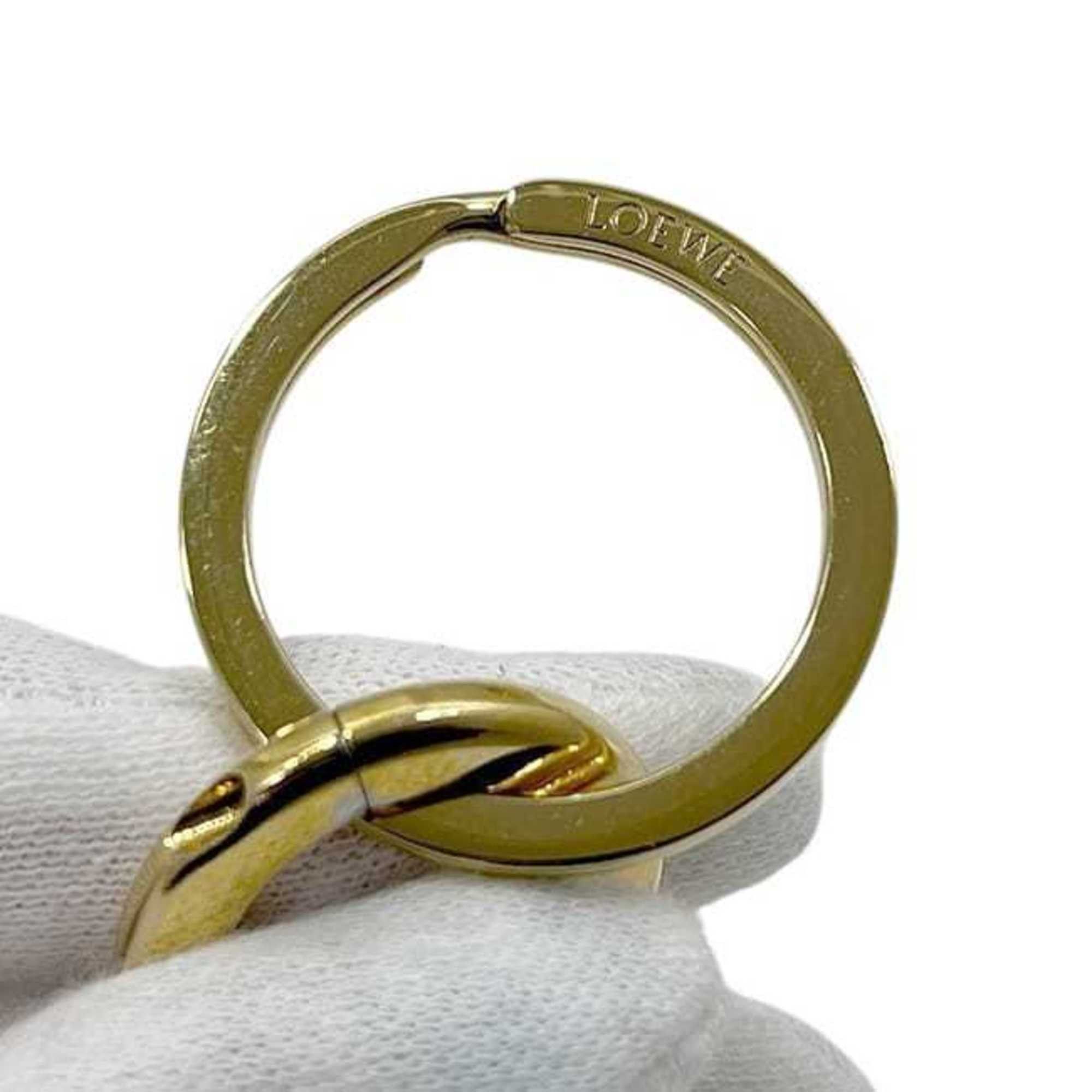 Loewe Loewe Key Ring f-24407 Gold Anagram 111.29.203 Metal LOEWE Charm Bag GP Men's Women's Keychain Size ONE SIZE - 6 Thumbnail