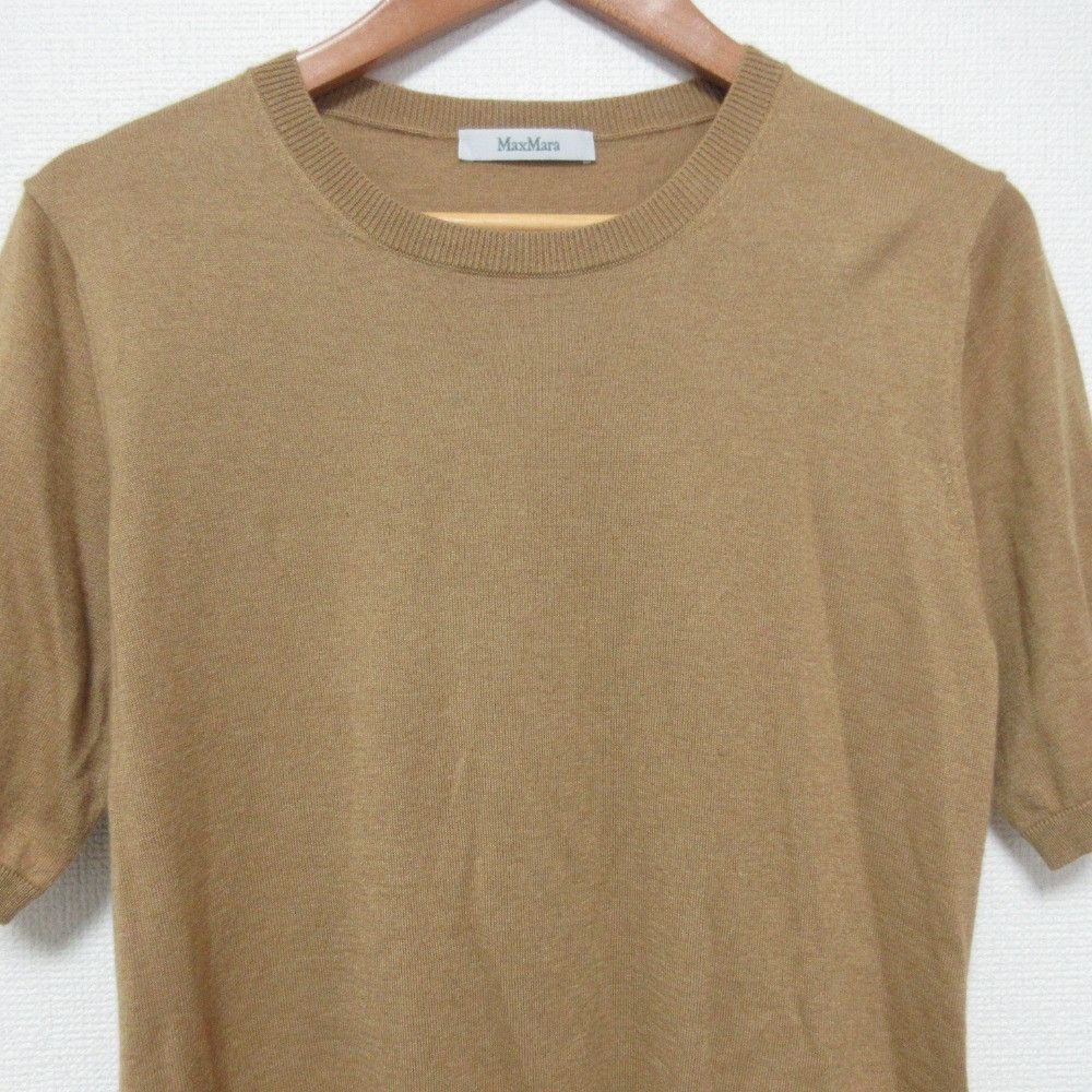 Max Mara MaxMara Max Mara Silk Cashmere Short Sleeve Knit Others Tops DUTY FREE for USA Size ONE SIZE - 3 Thumbnail