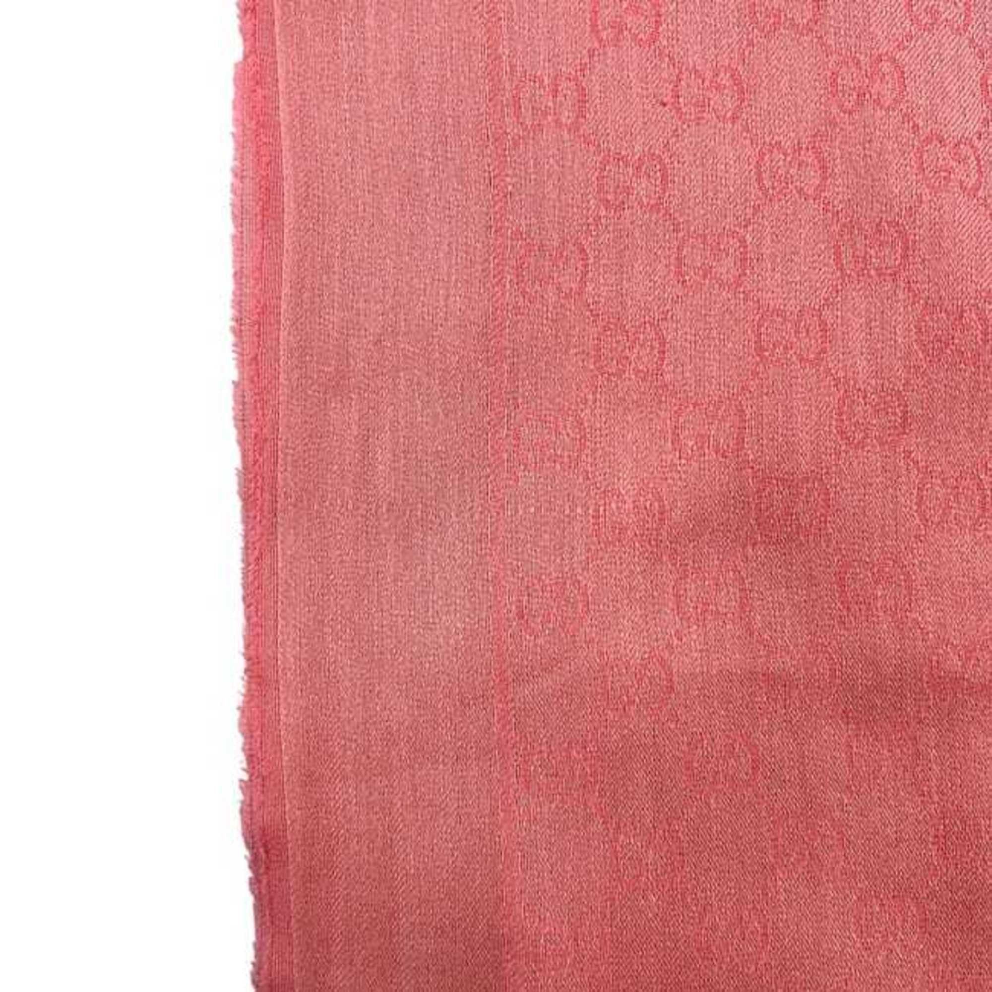 Gucci Gucci Stole ec-24405 Pink 508027 411177 Cotton 3G105 GUCCI Scarf Shawl Men's Women's GG Size ONE SIZE - 9 Thumbnail