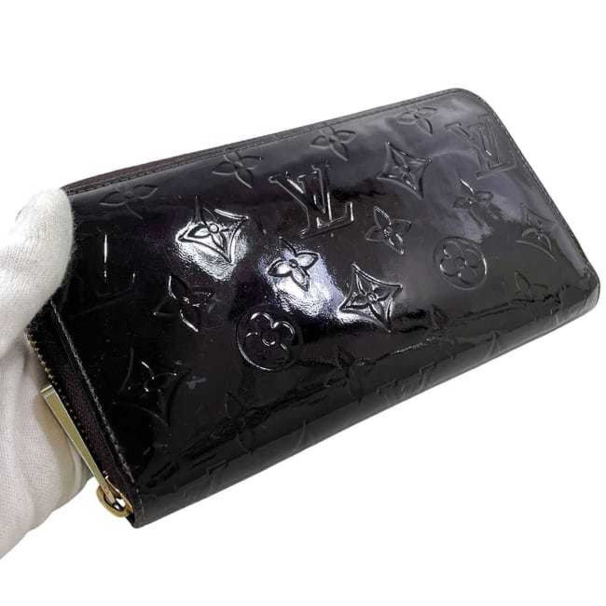Louis Vuitton Louis Vuitton Round Zippy Wallet ec-24428 Wine Red Amaranth Monogram Vernis M93522 Canvas CA0184 LOUIS VUITTON Enamel Women's and Men's Size ONE SIZE - 8 Thumbnail
