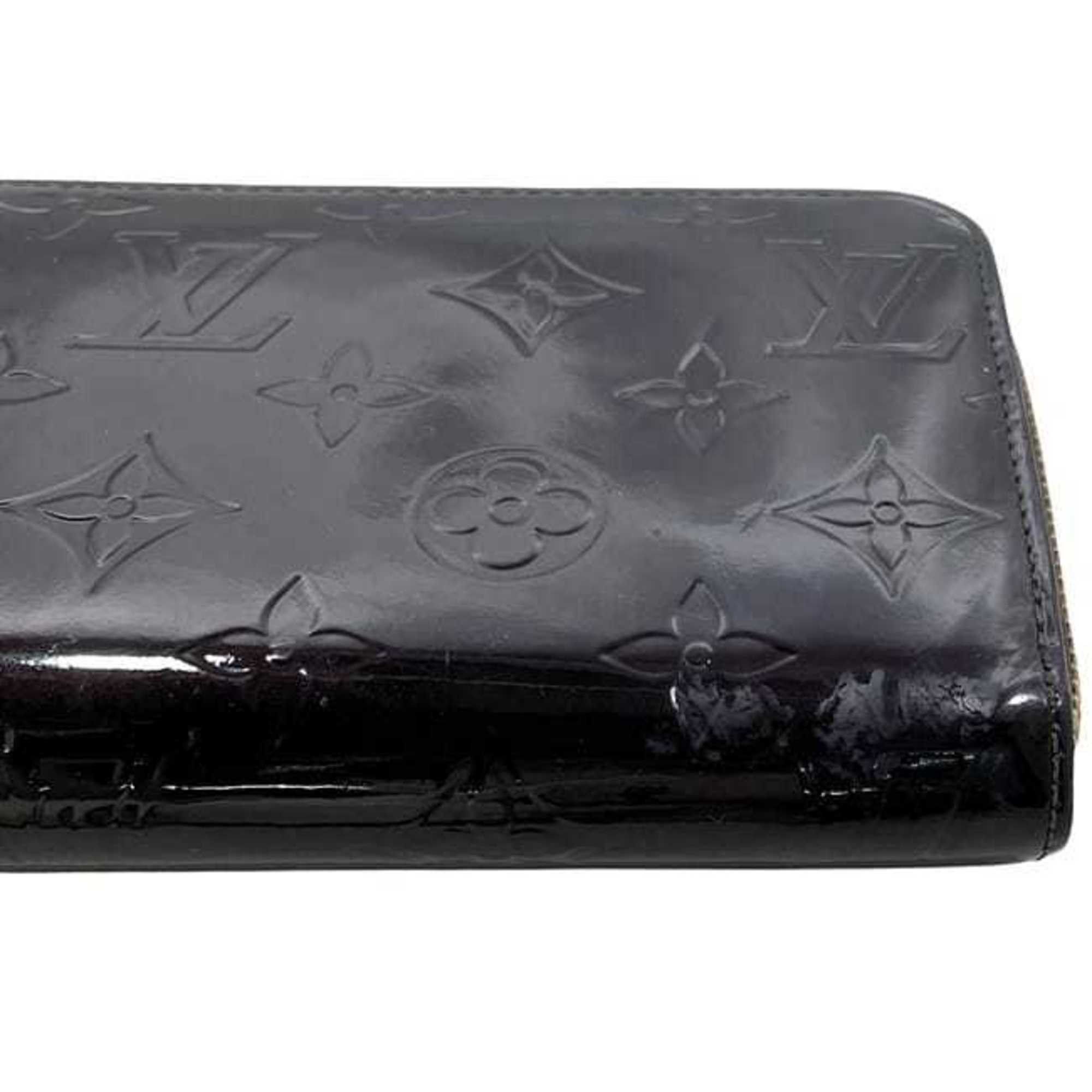 Louis Vuitton Louis Vuitton Round Zippy Wallet ec-24428 Wine Red Amaranth Monogram Vernis M93522 Canvas CA0184 LOUIS VUITTON Enamel Women's and Men's Size ONE SIZE - 9 Thumbnail