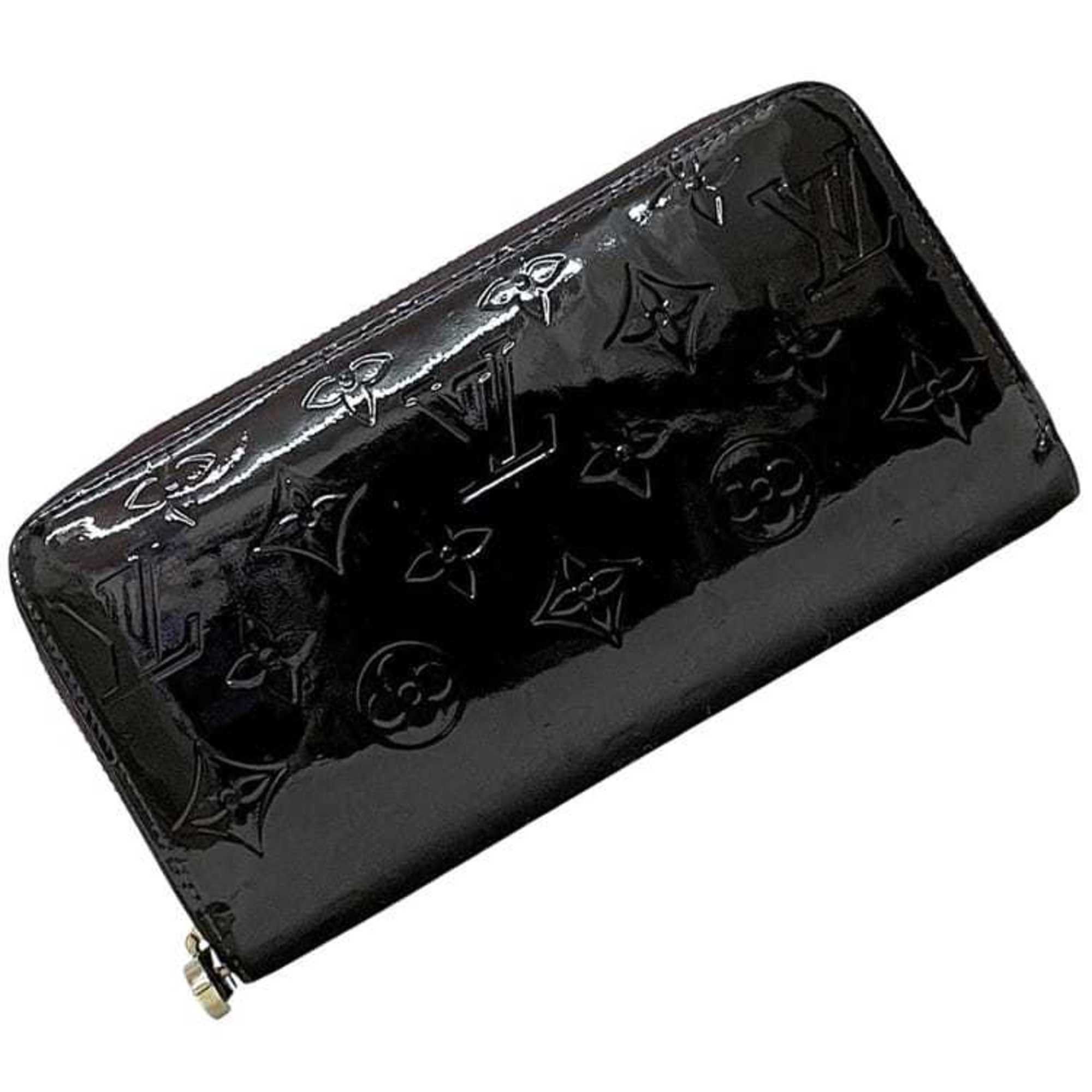 Louis Vuitton Louis Vuitton Round Zippy Wallet ec-24428 Wine Red Amaranth Monogram Vernis M93522 Canvas CA0184 LOUIS VUITTON Enamel Women's and Men's Size ONE SIZE - 2 Thumbnail