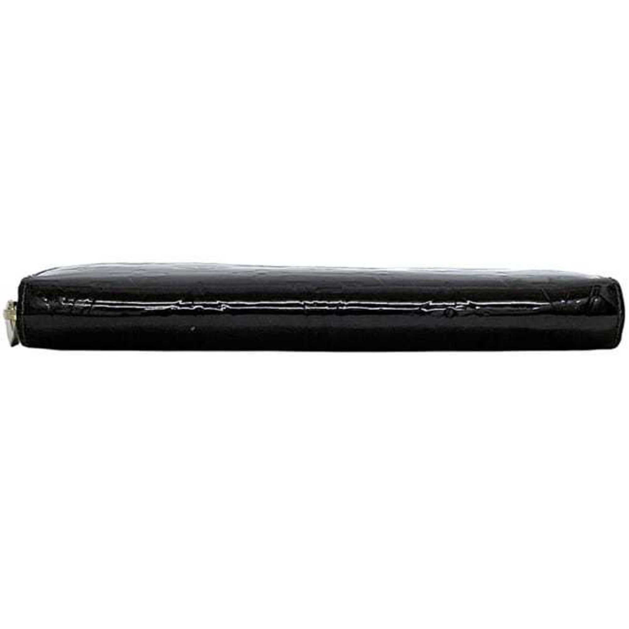 Louis Vuitton Louis Vuitton Round Zippy Wallet ec-24428 Wine Red Amaranth Monogram Vernis M93522 Canvas CA0184 LOUIS VUITTON Enamel Women's and Men's Size ONE SIZE - 4 Thumbnail