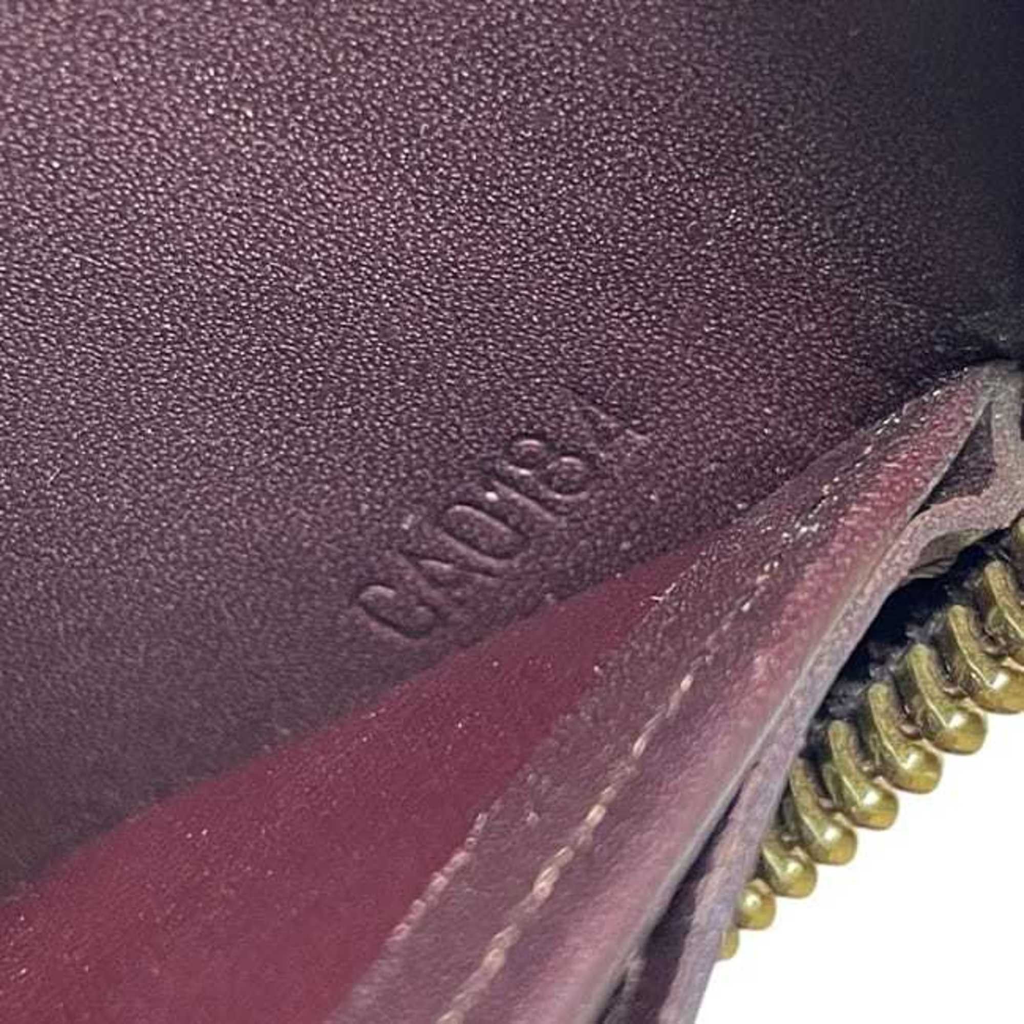 Louis Vuitton Louis Vuitton Round Zippy Wallet ec-24428 Wine Red Amaranth Monogram Vernis M93522 Canvas CA0184 LOUIS VUITTON Enamel Women's and Men's Size ONE SIZE - 11 Thumbnail