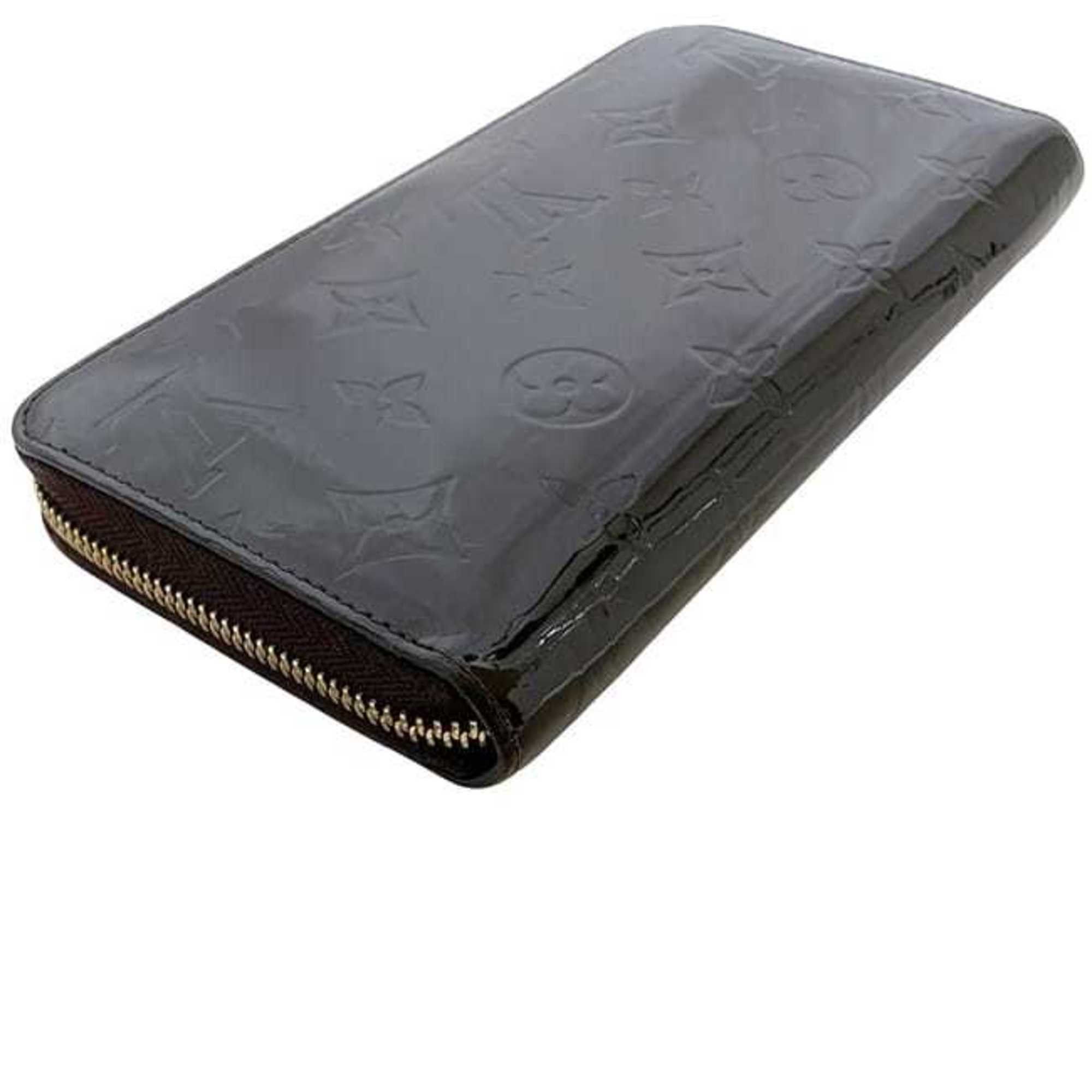 Louis Vuitton Louis Vuitton Round Zippy Wallet ec-24428 Wine Red Amaranth Monogram Vernis M93522 Canvas CA0184 LOUIS VUITTON Enamel Women's and Men's Size ONE SIZE - 5 Thumbnail