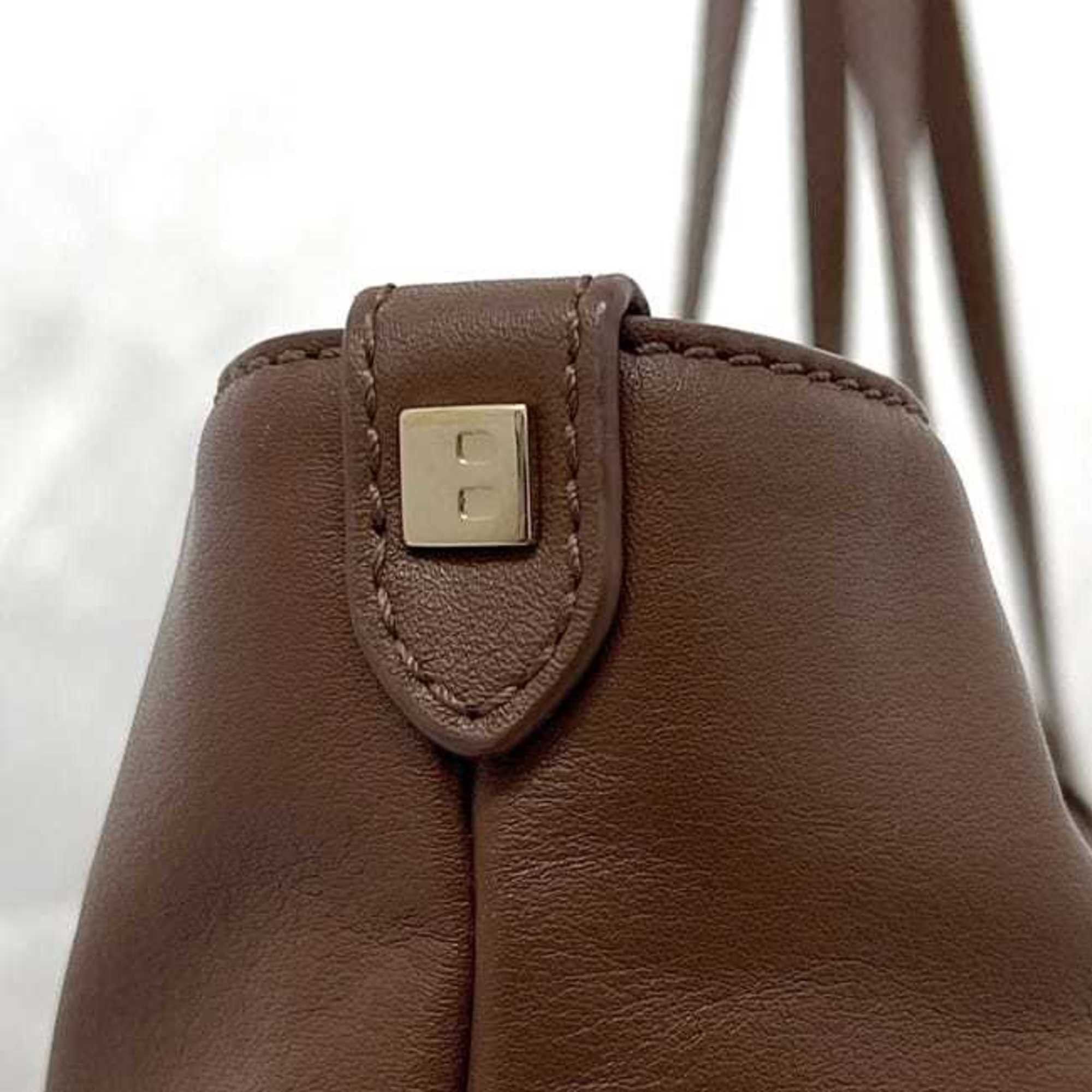 Bally Bally Tote Bag ec-24380 Brown Leather BALLY Men's Women's A4 Size ONE SIZE - 7 Thumbnail