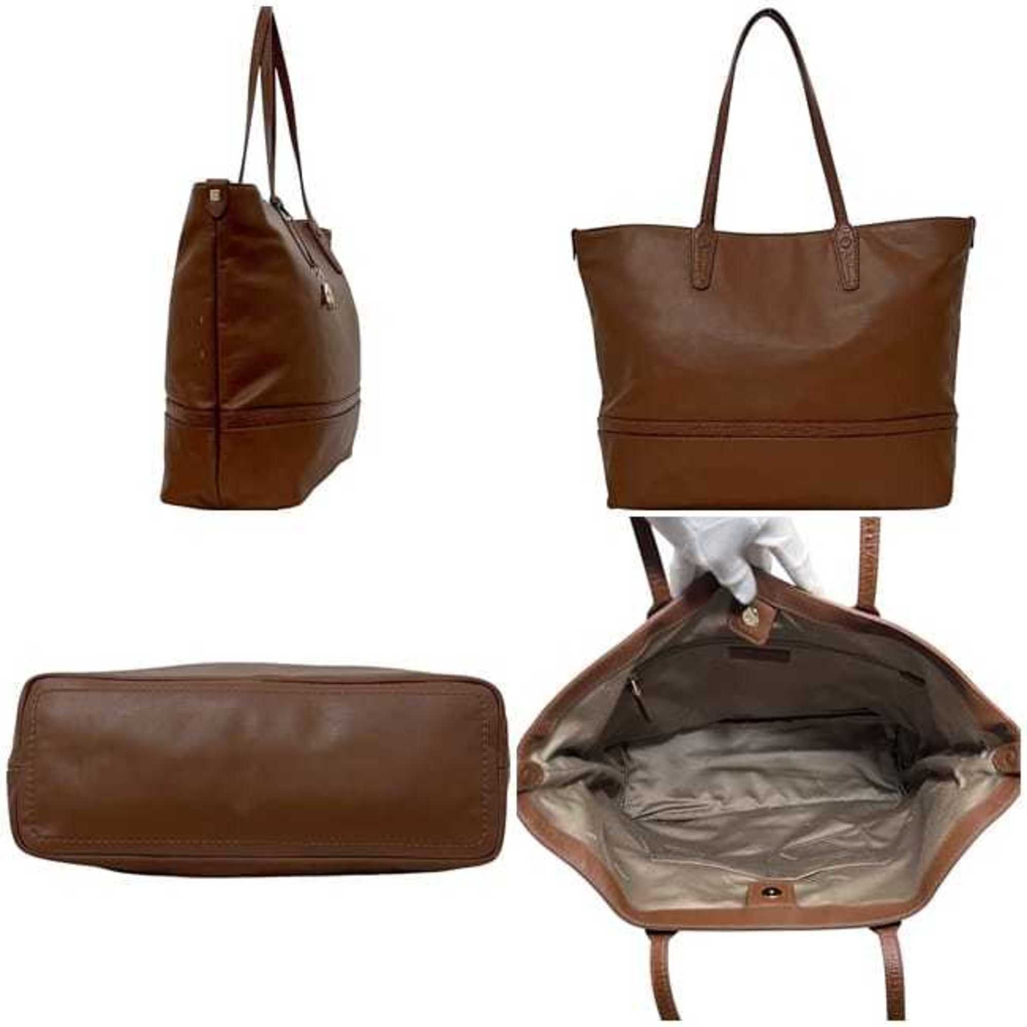 Bally Bally Tote Bag ec-24380 Brown Leather BALLY Men's Women's A4 Size ONE SIZE - 3 Thumbnail
