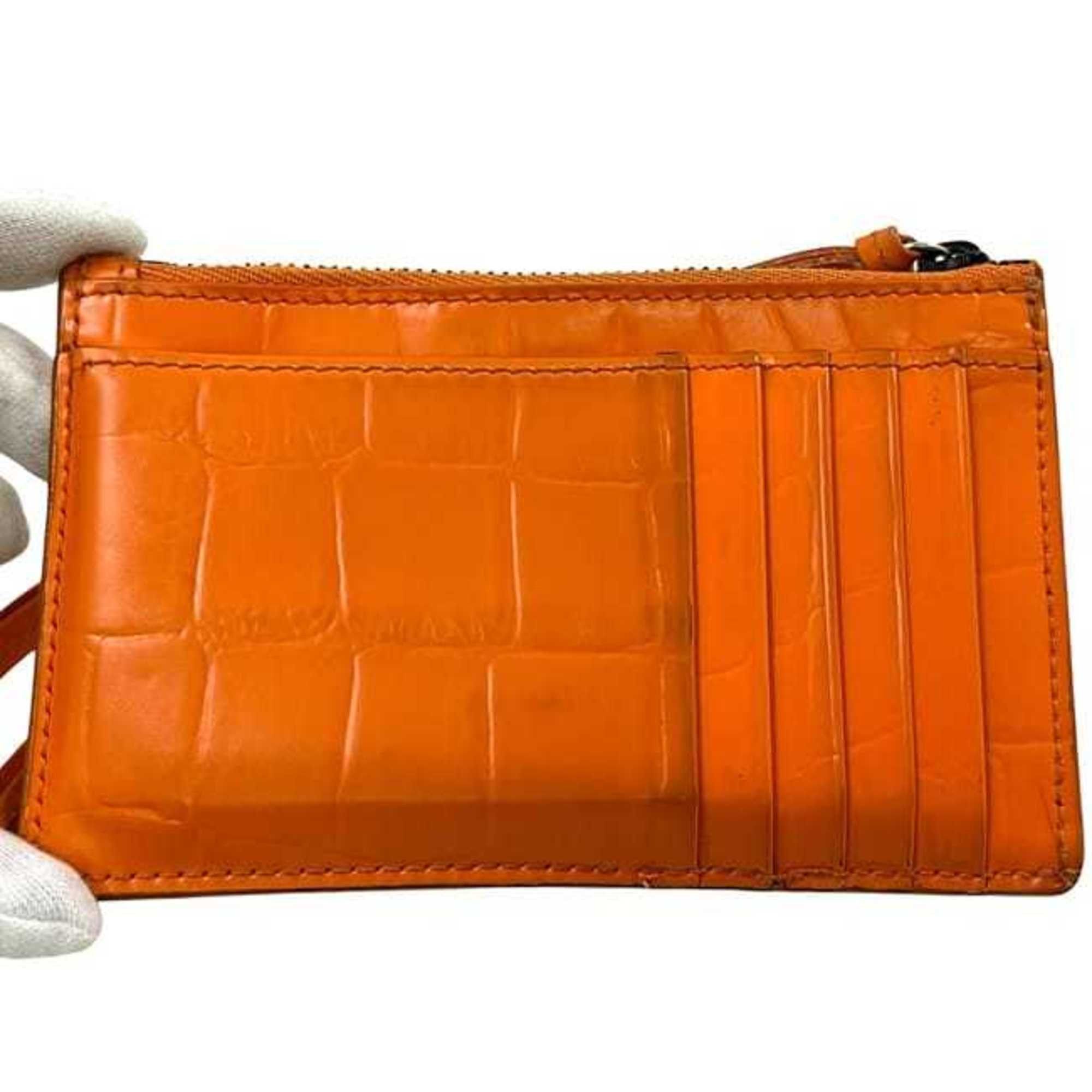 Balenciaga Balenciaga Neo Classic Coin Case ec-24249 Orange 640110 Leather Purse 7507 U 568148 BALENCIAGA Mini Wallet for Men and Women Size ONE SIZE - 10 Thumbnail