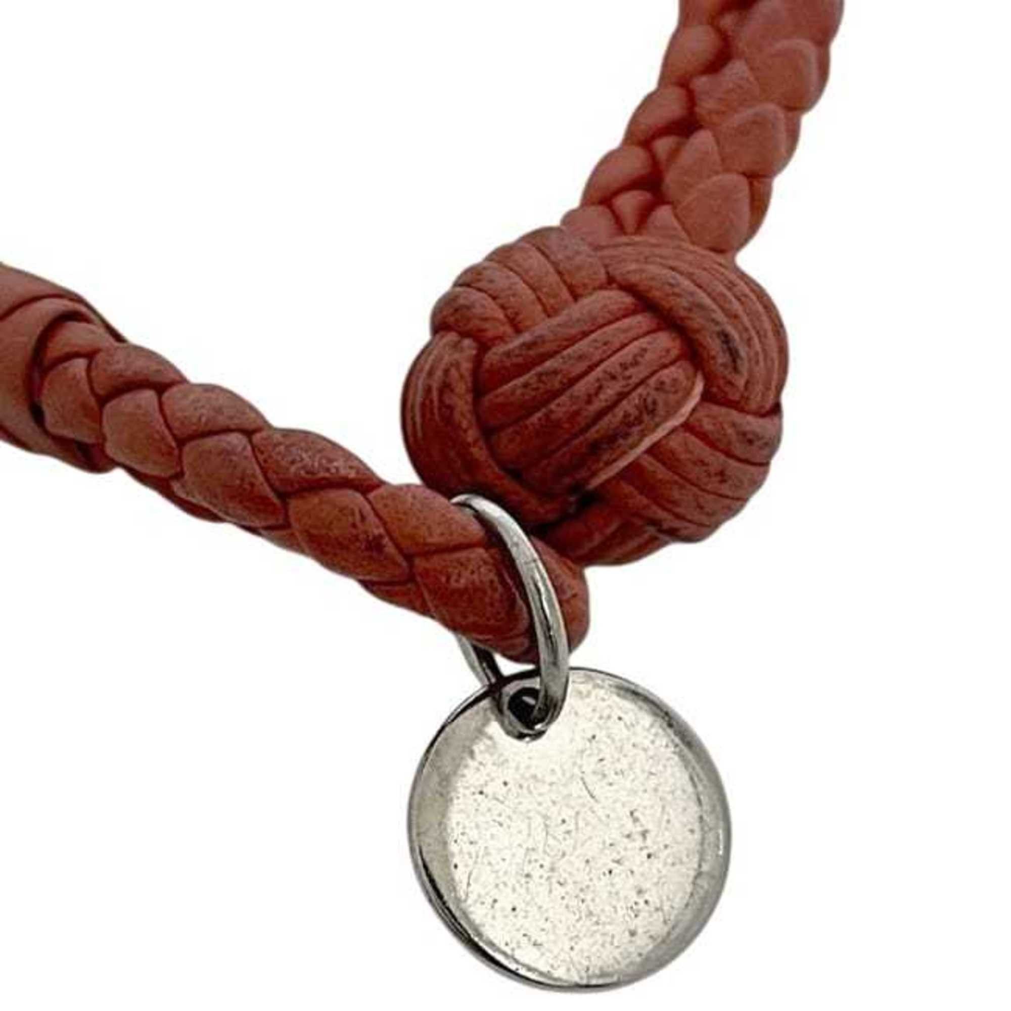 Bottega Veneta Bottega Veneta Bracelet ec-24372 Red Intrecciato Leather BOTTEGA VENETA Men's Women's Size ONE SIZE - 11 Thumbnail