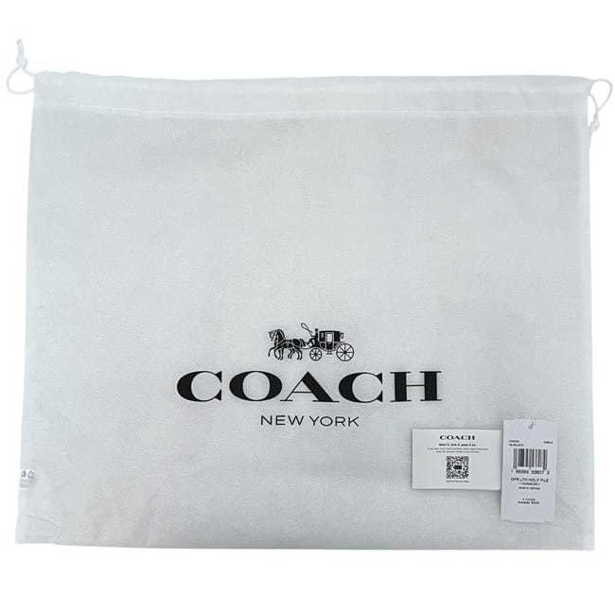Coach Coach Hadley Convertible Crossbody Bag (f-24336) in Black (CW002) IMBLK Leather. This black shoulder bag features a turnlock closure and is perfect for women. Size ONE SIZE - 11 Thumbnail