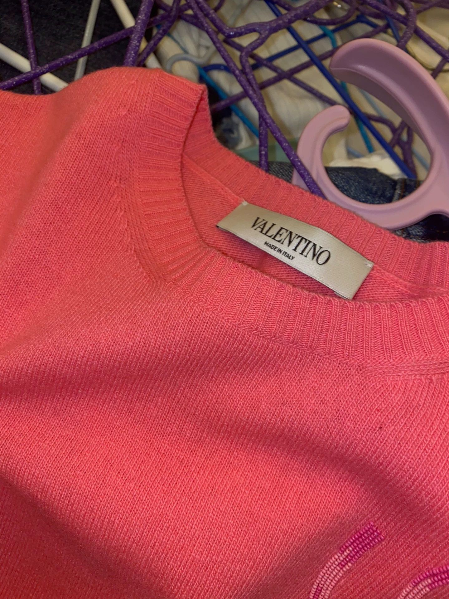 Valentino Valentino Pink Lipstick Knit Sweater - dmc Size US S / EU 44-46 / 1 - 7 Thumbnail
