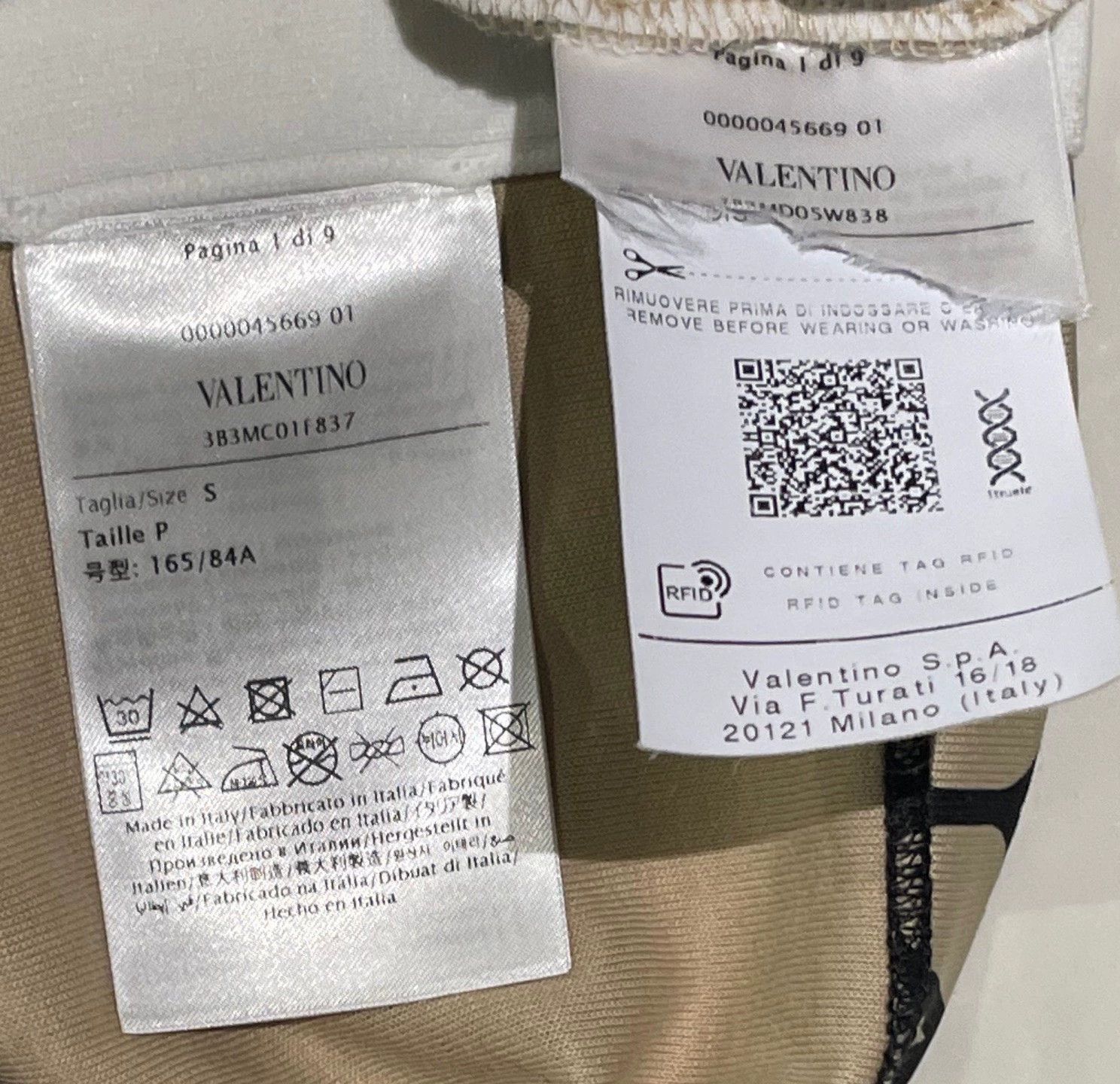 Valentino Valentino FW23 Letter Print Set - dmc Size US S / EU 44-46 / 1 - 7 Thumbnail