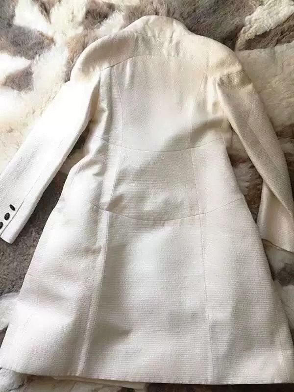 Valentino Valentino White Silk Satin Trench Coat - dmc Size US S / EU 44-46 / 1 - 3 Thumbnail