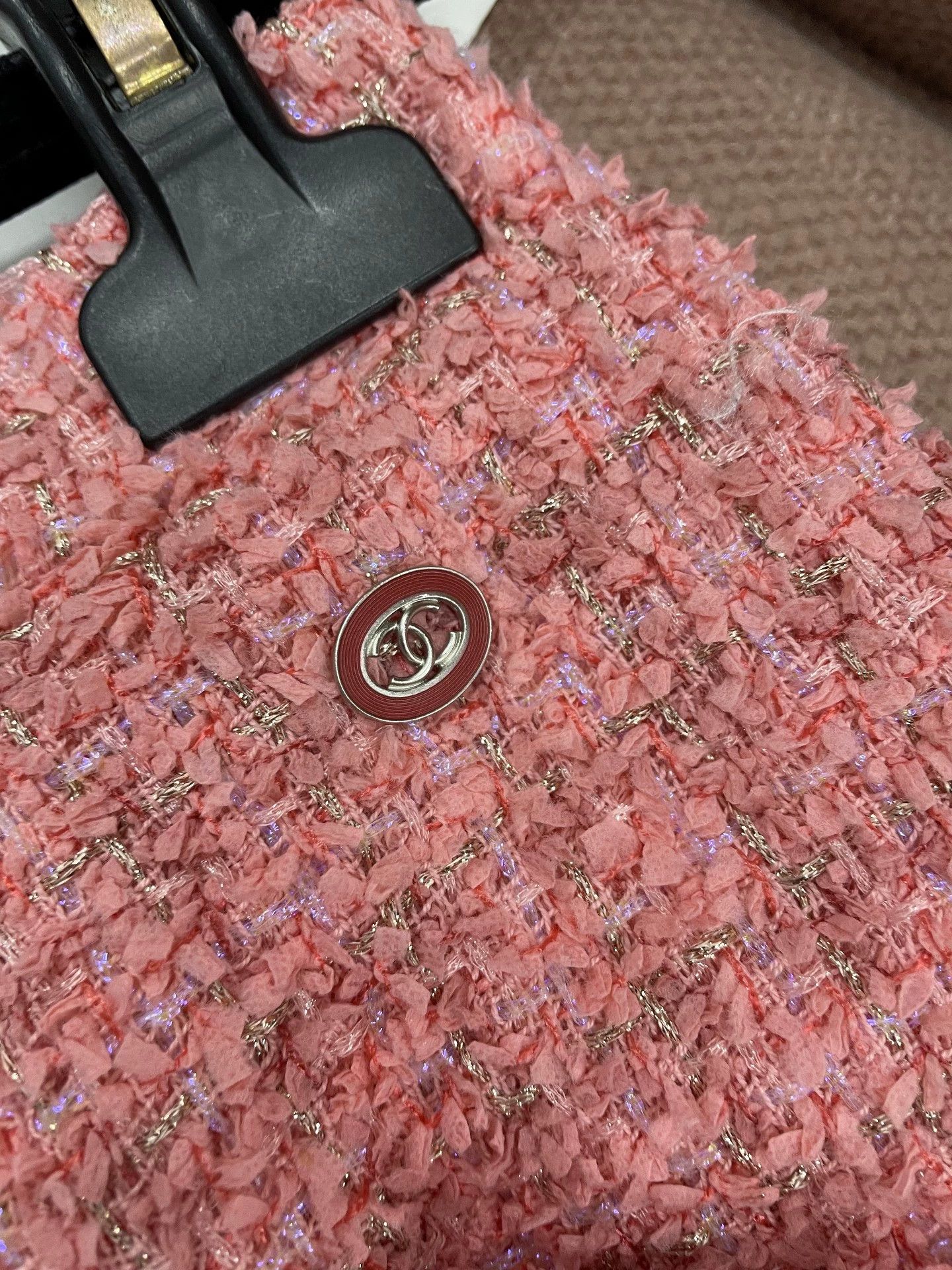 Chanel Chanel Pink Tweed Mini Skirt - dmc Size US 31 - 2 Thumbnail