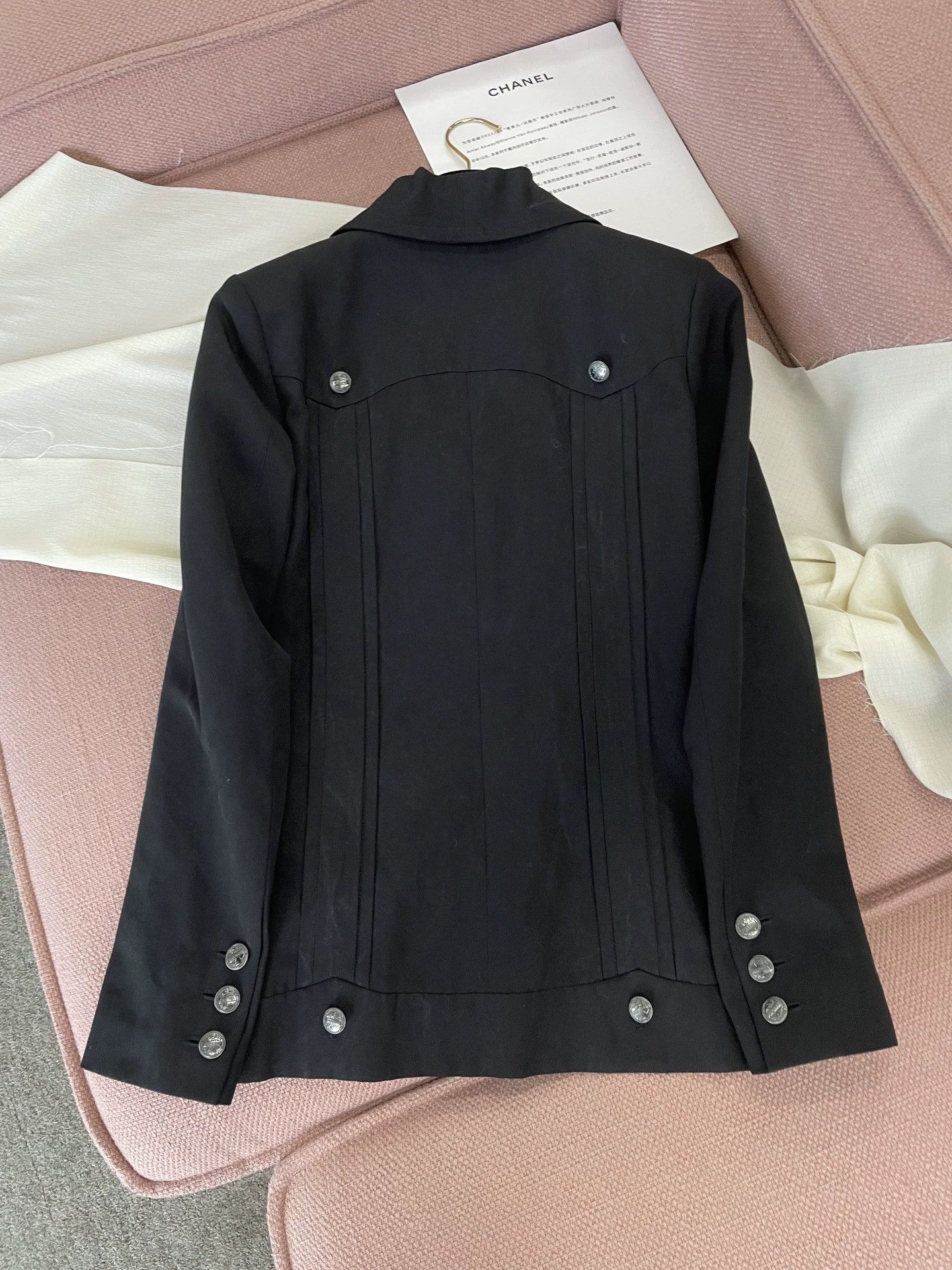 Chanel Chanel 17C Black Silver Button Jacket - dmc Size US S / EU 44-46 / 1 - 2 Thumbnail