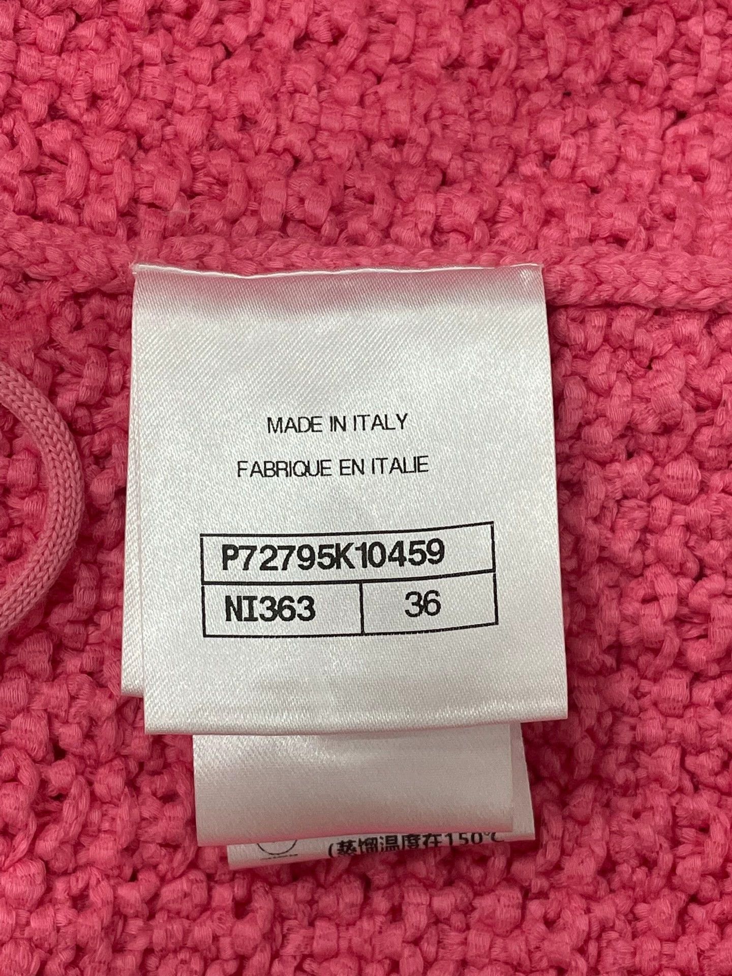 Chanel Chanel Pink Long Knit Vest - dmc Size US M / EU 48-50 / 2 - 5 Thumbnail