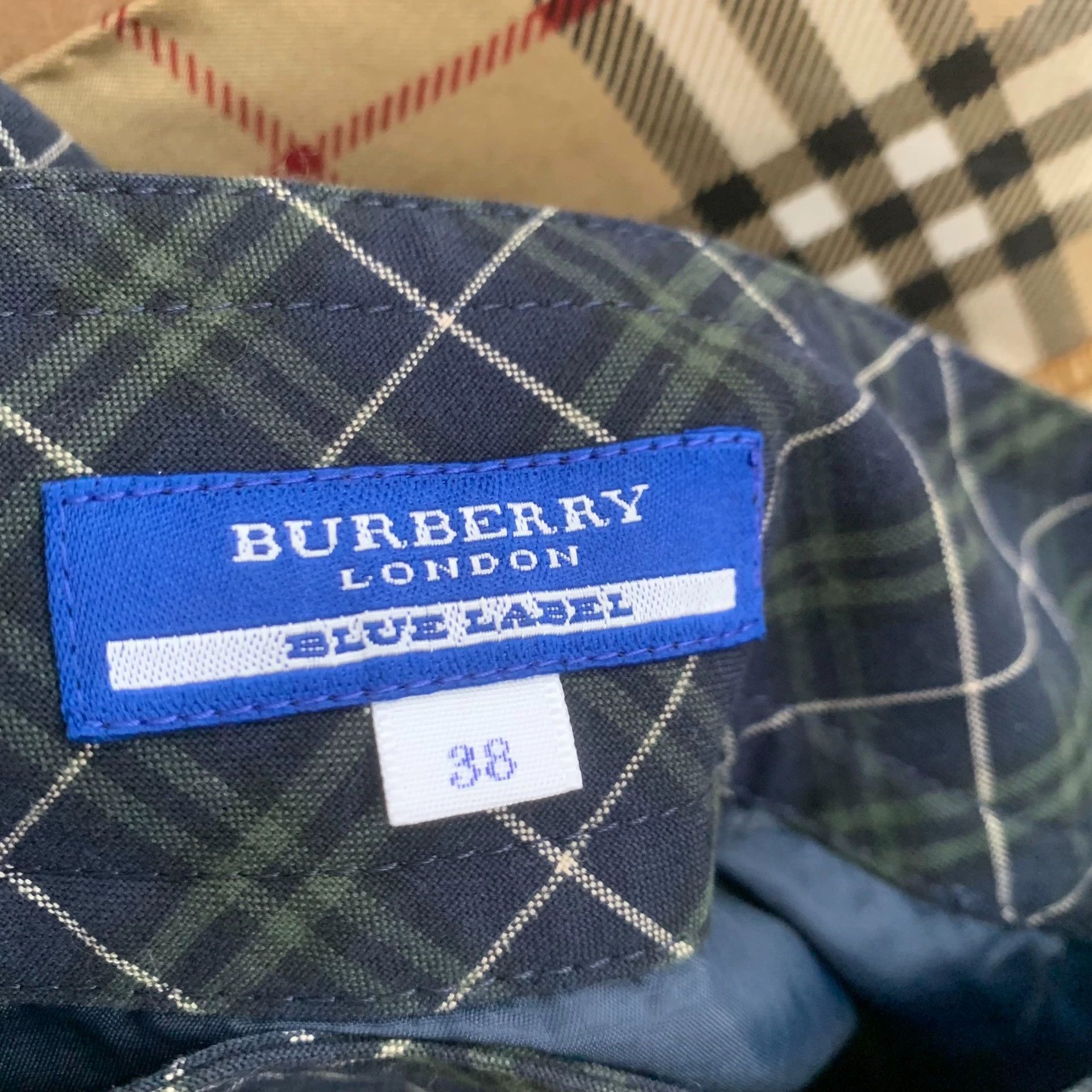 Burberry Burberry Green Plaid Pleated Skirt - dmc Size US 29 - 8 Thumbnail