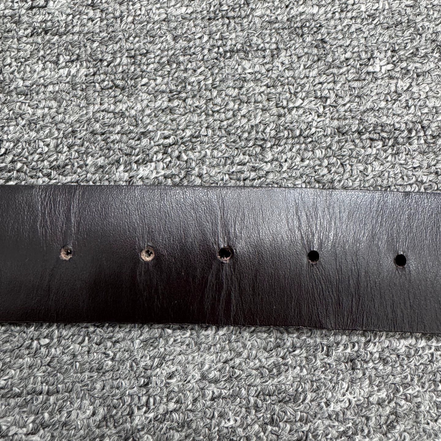 Gucci GUCCI Brown Fabric Leather Belt - dmc Size ONE SIZE - 4 Thumbnail